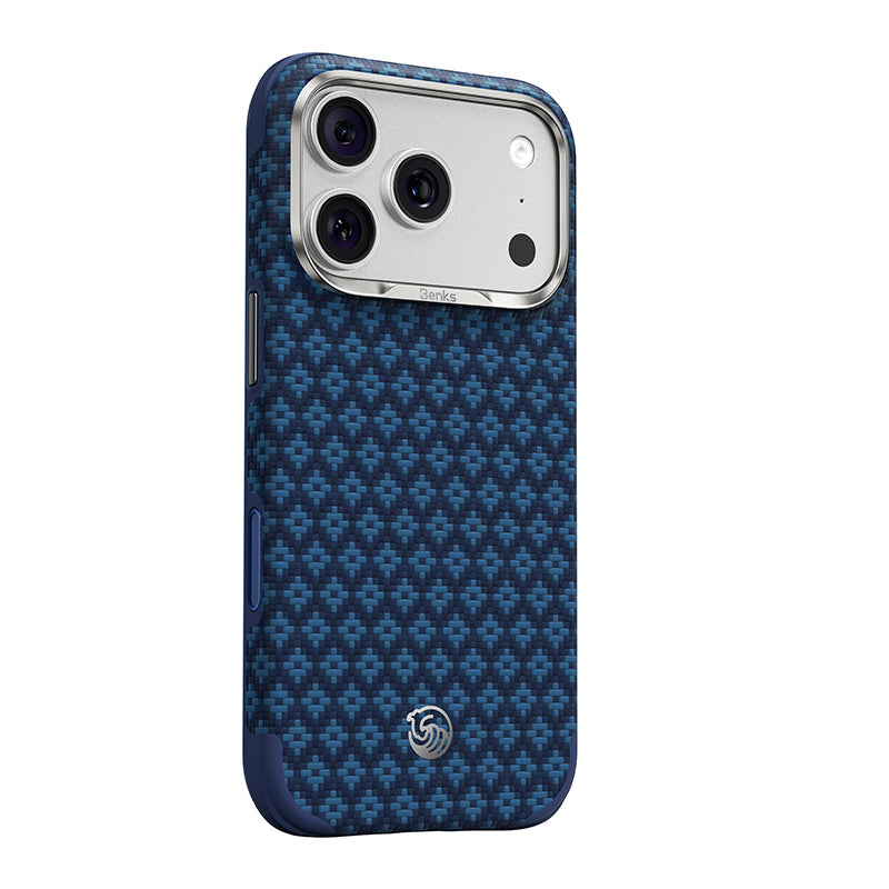 Benks ArmorGrid Edge X9 Case built with Kevlar® for iPhone 18 Pro / 18 Pro Max - Beyond Blue