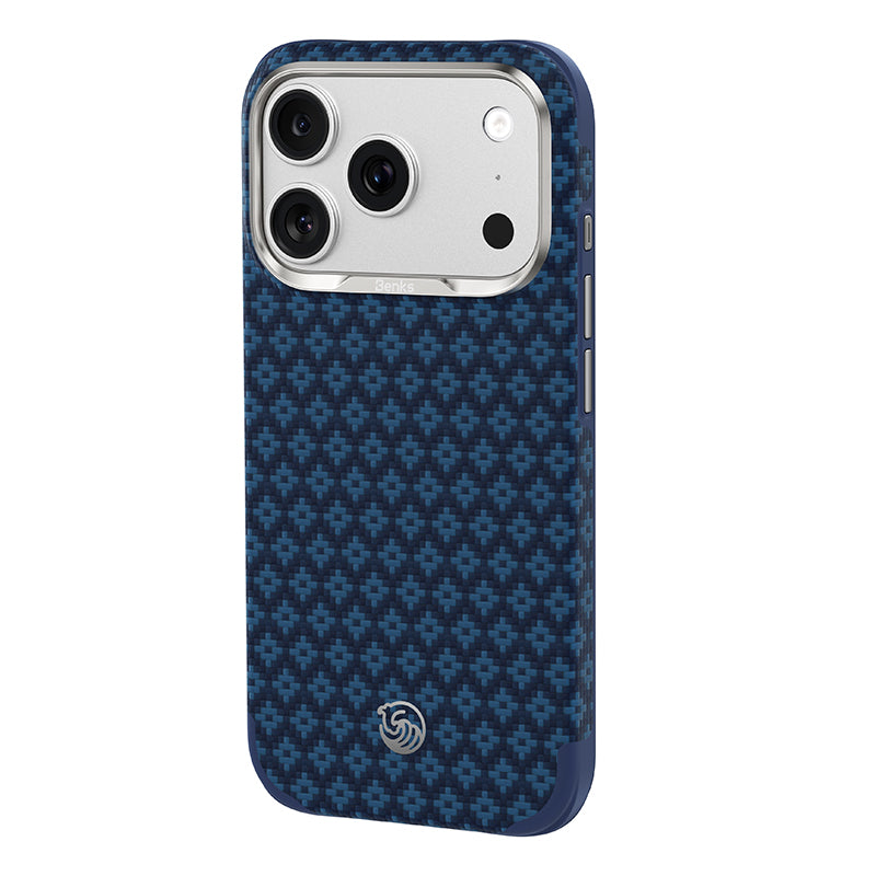 Benks ArmorGrid Edge X9 Case built with Kevlar® for iPhone 18 Pro / 18 Pro Max - Beyond Blue