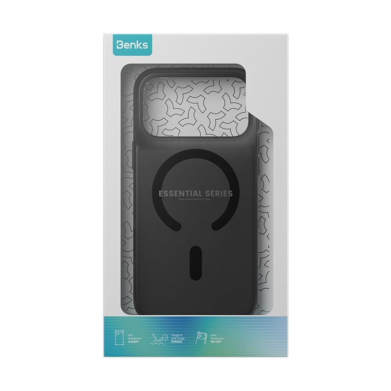Benks Lucid Armor Pro Magnetic Case for iPhone 18 Pro Max - Black retail packaging