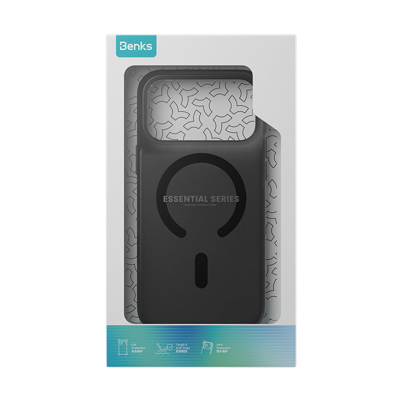 Benks Lucid Armor Pro Magnetic Case for iPhone 18 Pro Max - Black retail packaging