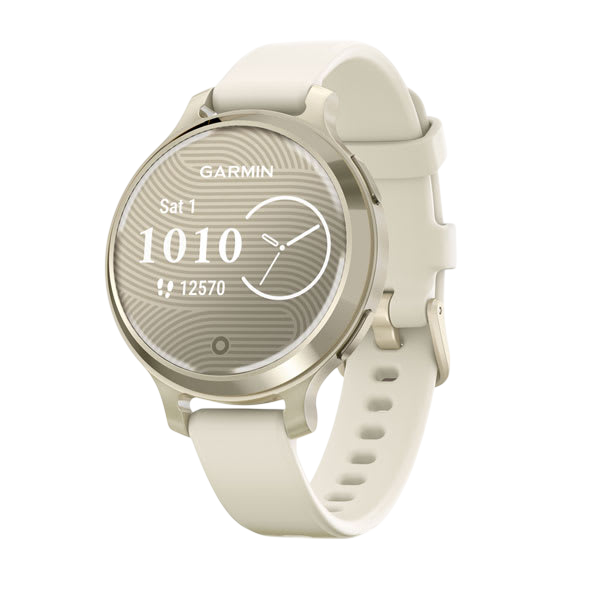 Garmin Lily 2 Active Fitness Smartwatch - Lunar Gold / Bone Silicone