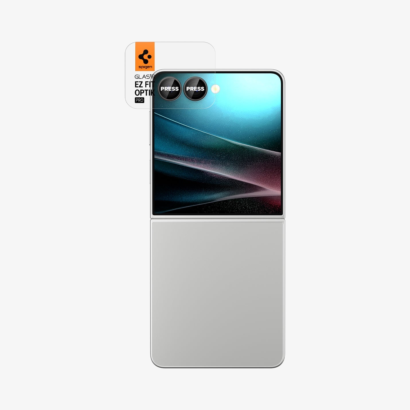 واقي عدسة سبجن أوبتيك برو EZ فيت لهاتف سامسونج جالاكسي Z فليب 7 - عبوة من 2