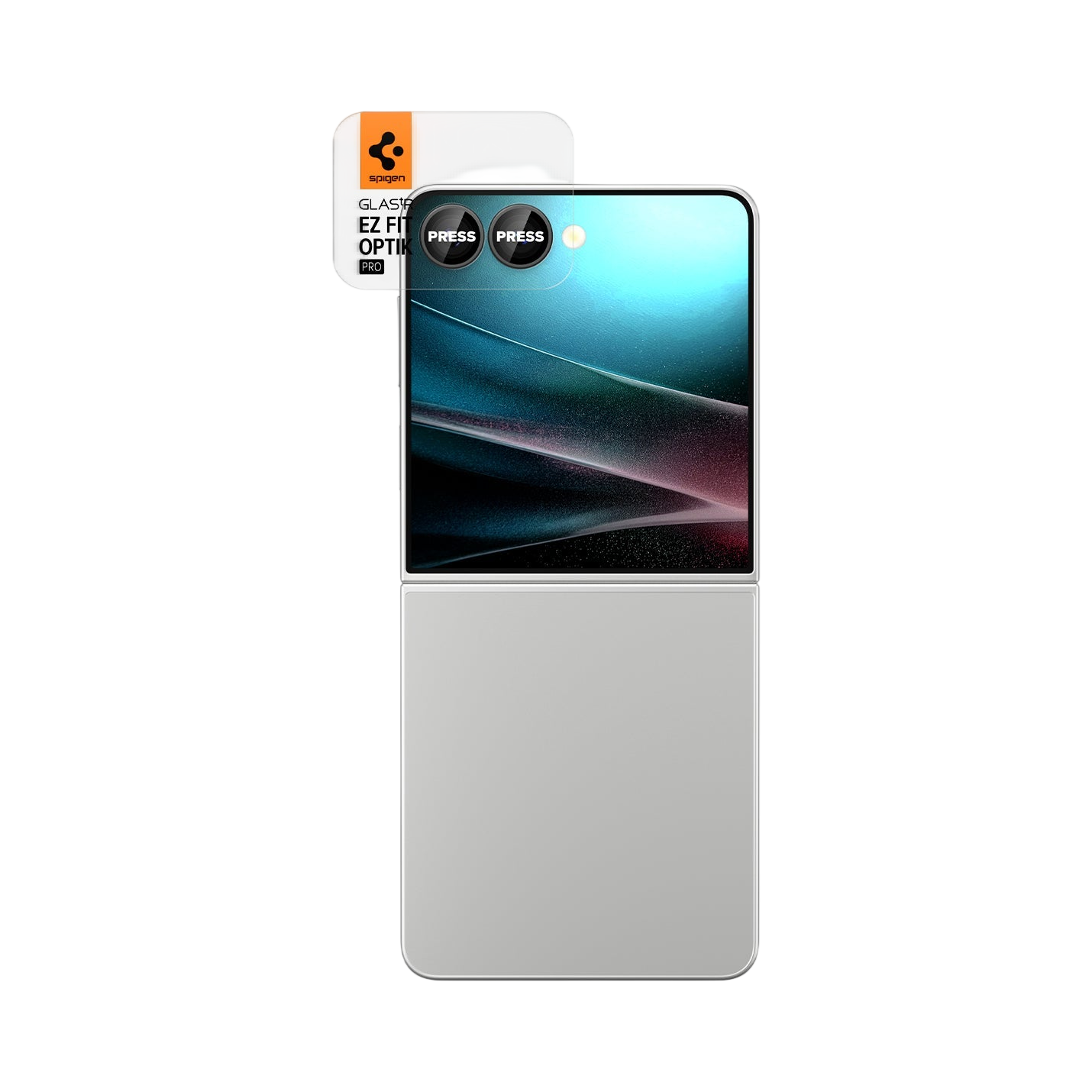 Spigen Optik Pro EZ Fit Lens Protector for Samsung Galaxy Z Flip 7 - 2 Pack