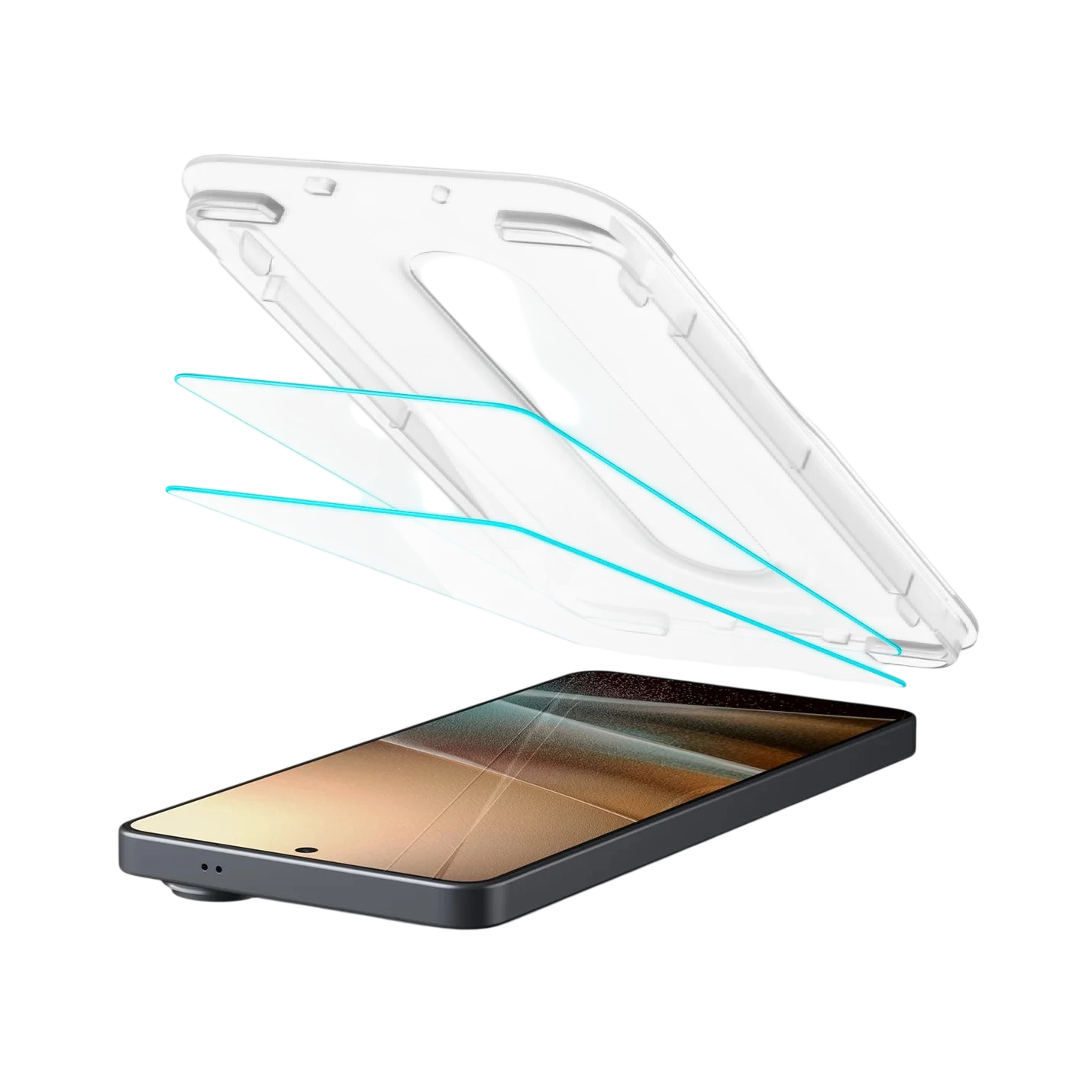 حامي عدسة Spigen Galaxy S26 Ultra Glas.tR EZ Fit Pro HD لهاتف GalaxyS26 Ultra - عبوة 2
