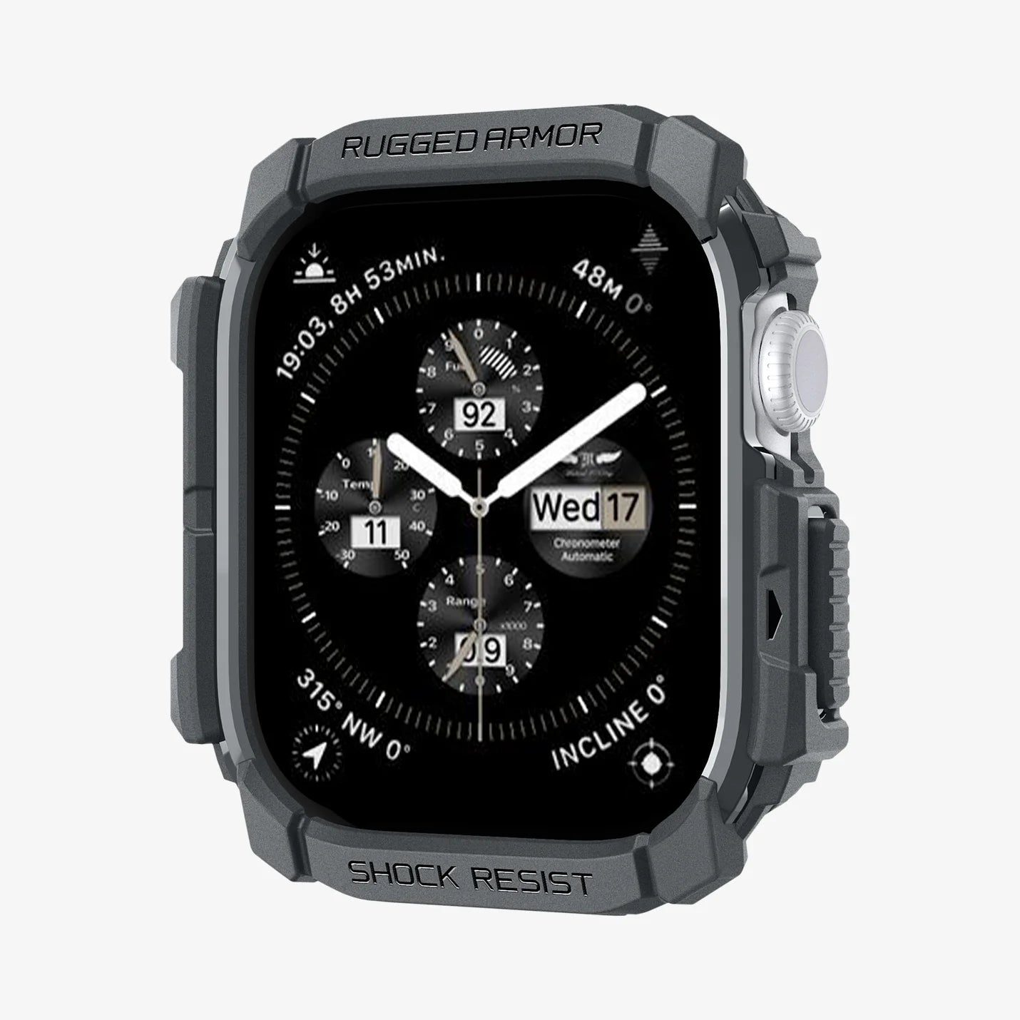 حافظة Spigen Rugged Armor لساعة Apple Watch Series 10 مقاس 46 ملم
