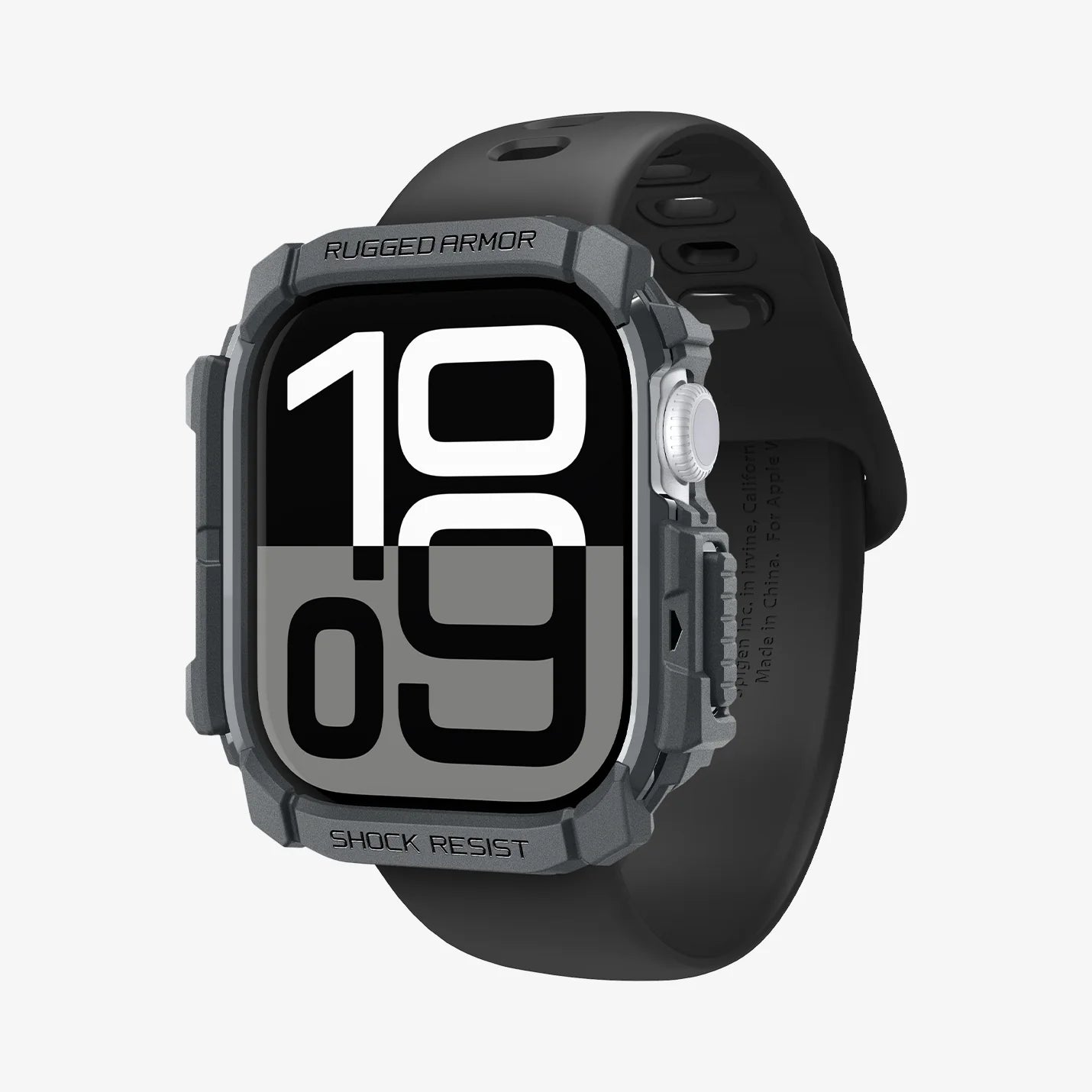 حافظة Spigen Rugged Armor لساعة Apple Watch Series 10 مقاس 46 ملم