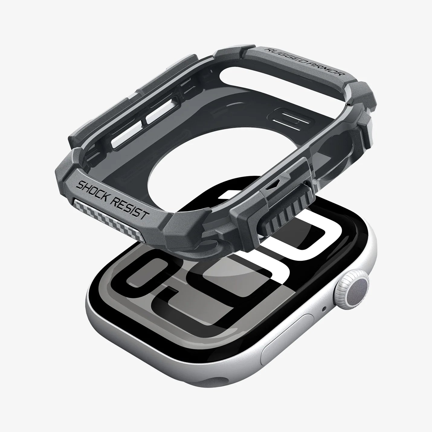 حافظة Spigen Rugged Armor لساعة Apple Watch Series 10 مقاس 46 ملم