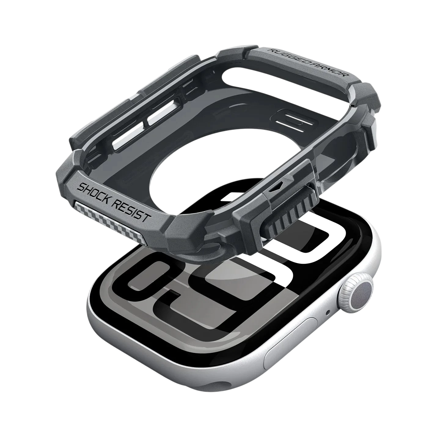 حافظة سبجن روجيد أرمور لسلسلة ساعة آبل 11 / 10 (46 مم)