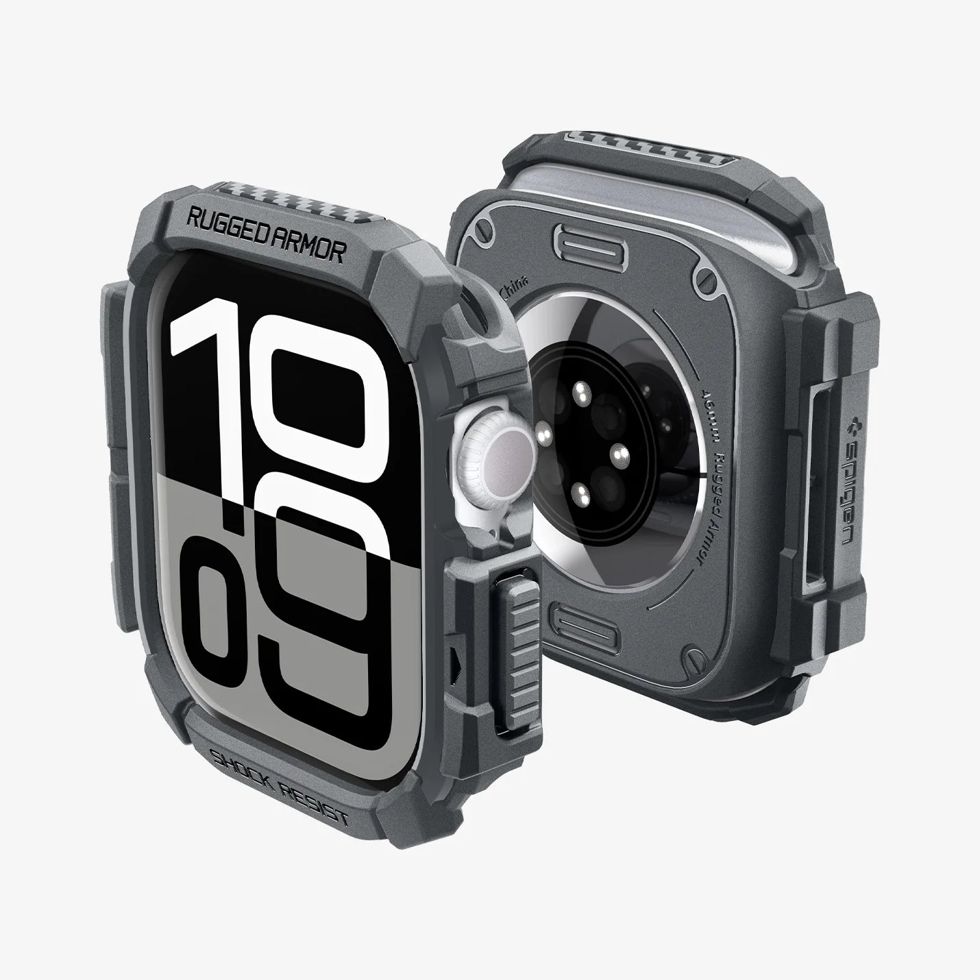 حافظة Spigen Rugged Armor لساعة Apple Watch Series 10 مقاس 46 ملم