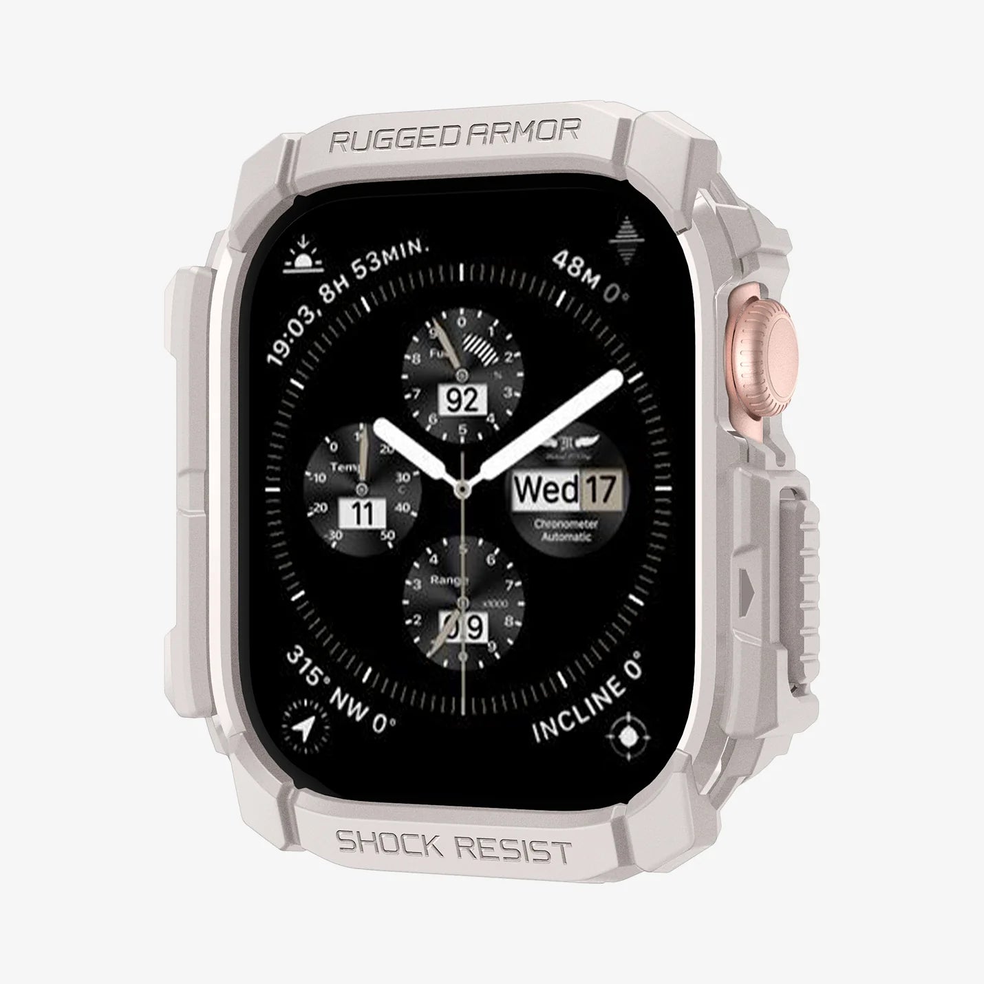 حافظة Spigen Rugged Armor لساعة Apple Watch Series 10 مقاس 46 ملم