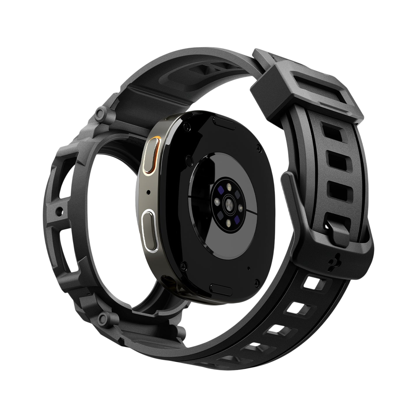 Spigen Rugged Armor Pro (Case + Band) For Samsung Galaxy Watch 8 Series 44mm