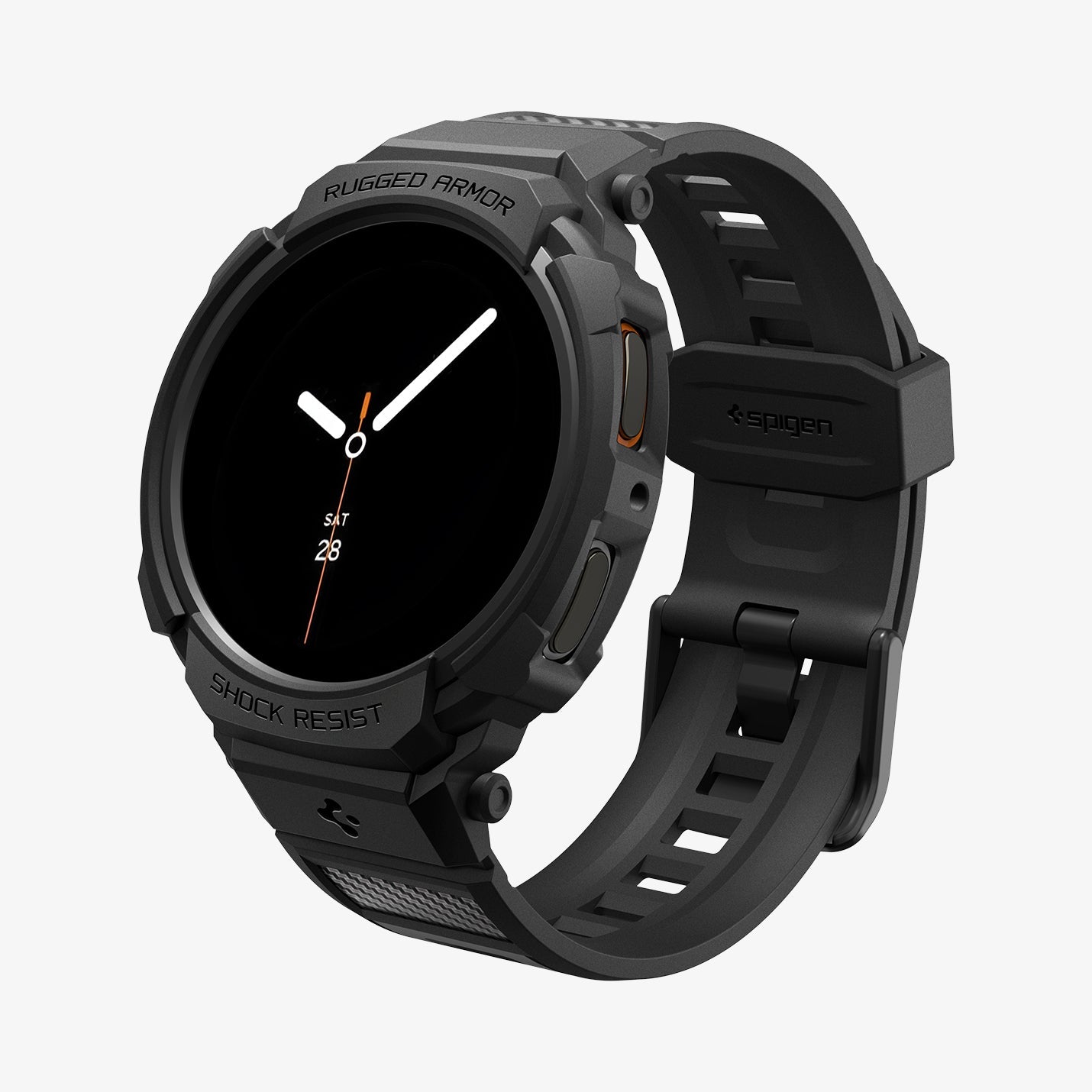 Spigen Rugged Armor Pro (Case + Band) For Samsung Galaxy Watch 8 Series 44mm