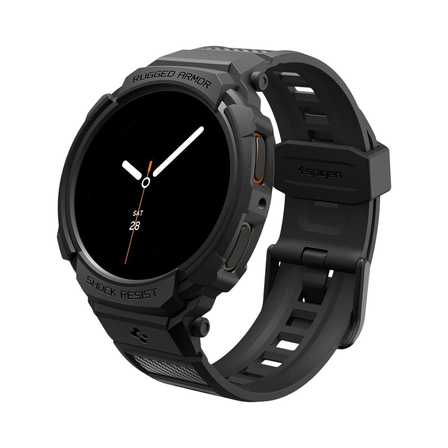 Spigen Rugged Armor Pro (Case + Band) For Samsung Galaxy Watch 8 Series 44mm