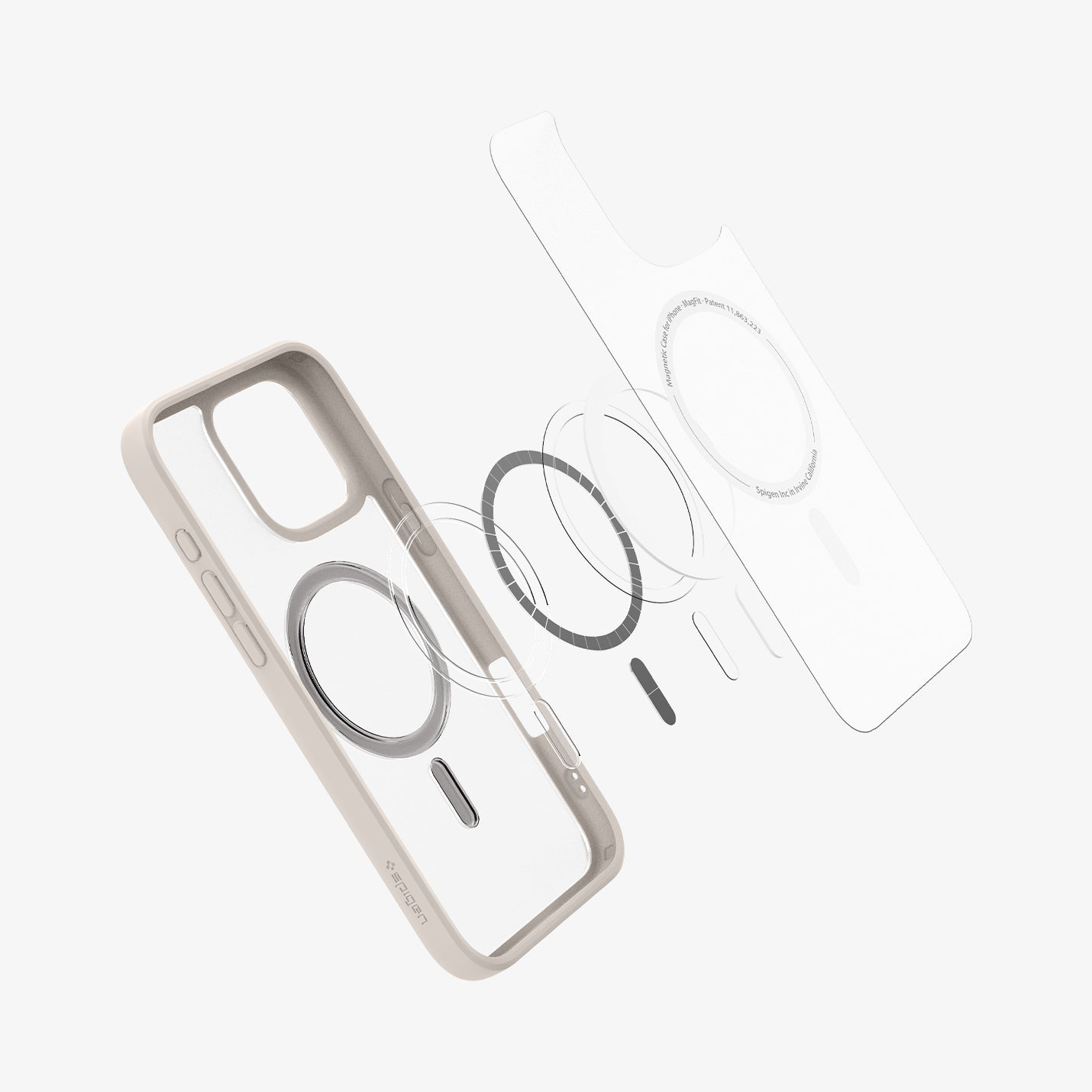 حافظة Spigen Ultra Hybrid (MagFit) لهاتف iPhone 16 Pro Max