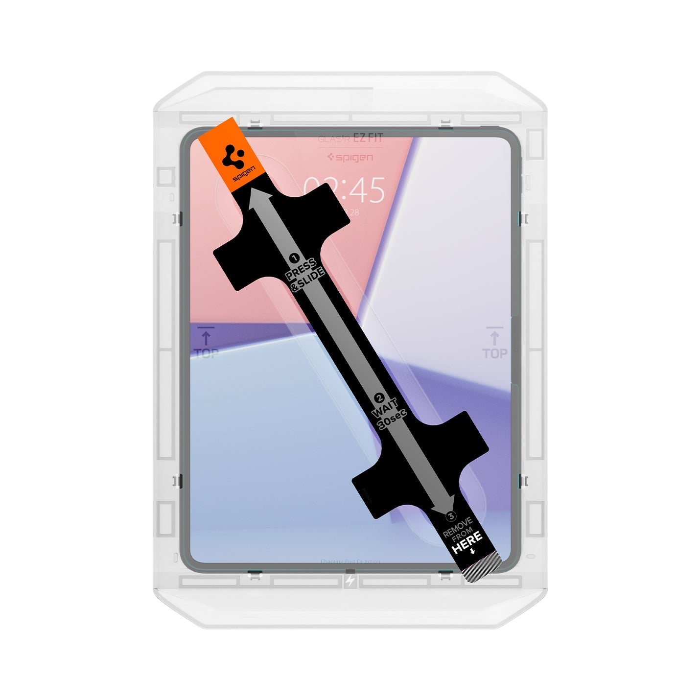 حامي شاشة Spigen iPad Pro M5 / M4 GLAS.tR EZ Fit