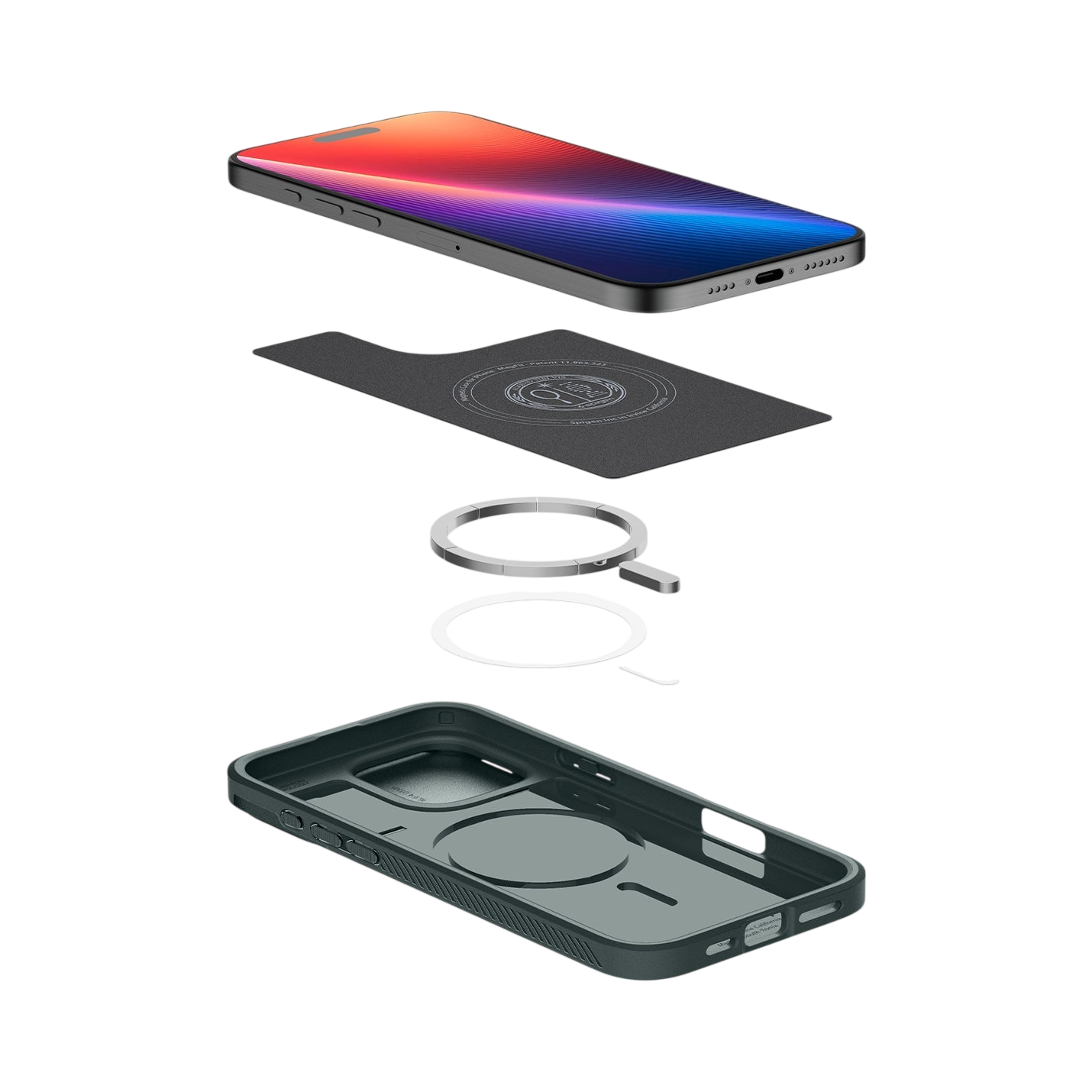 حافظة Spigen Optik Armor (MagFit) لهاتف iPhone 16 Pro Max