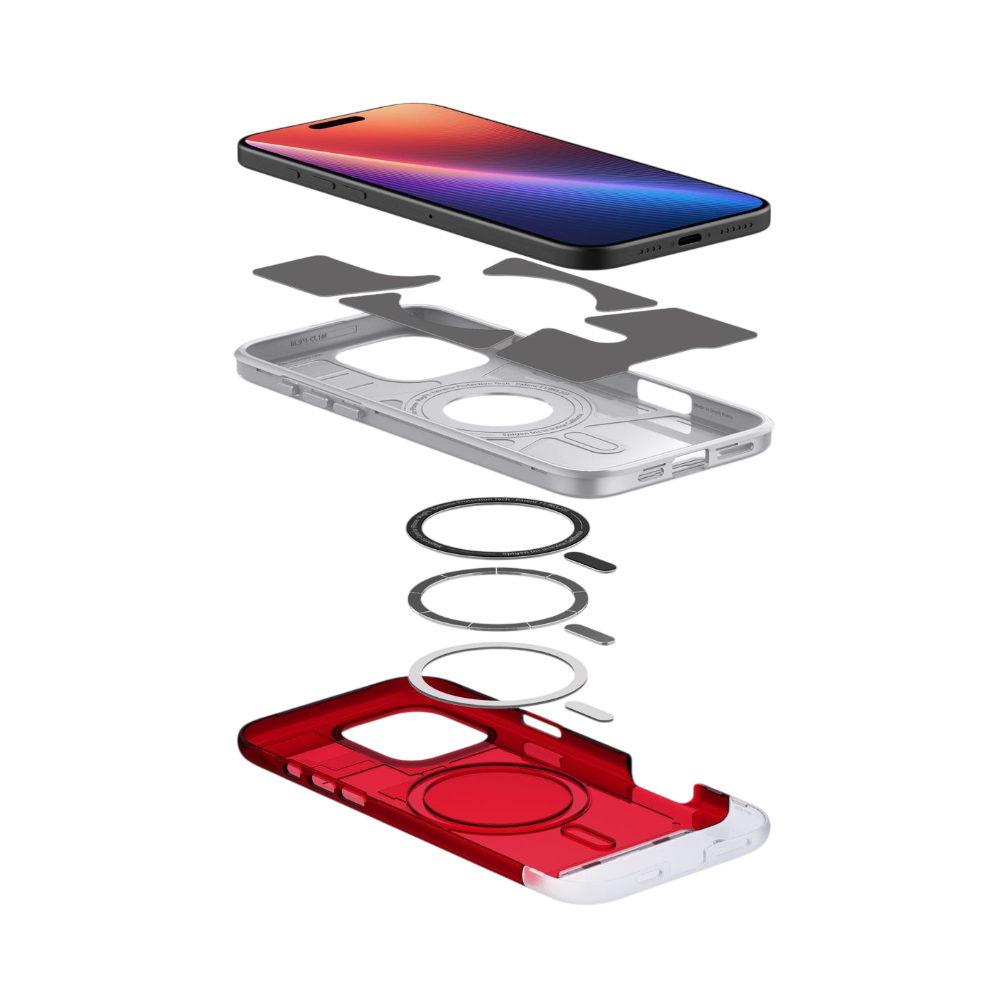 سبيجن كفر ايفون 16 برو ماكس كلاسيك C1 (MagFit)