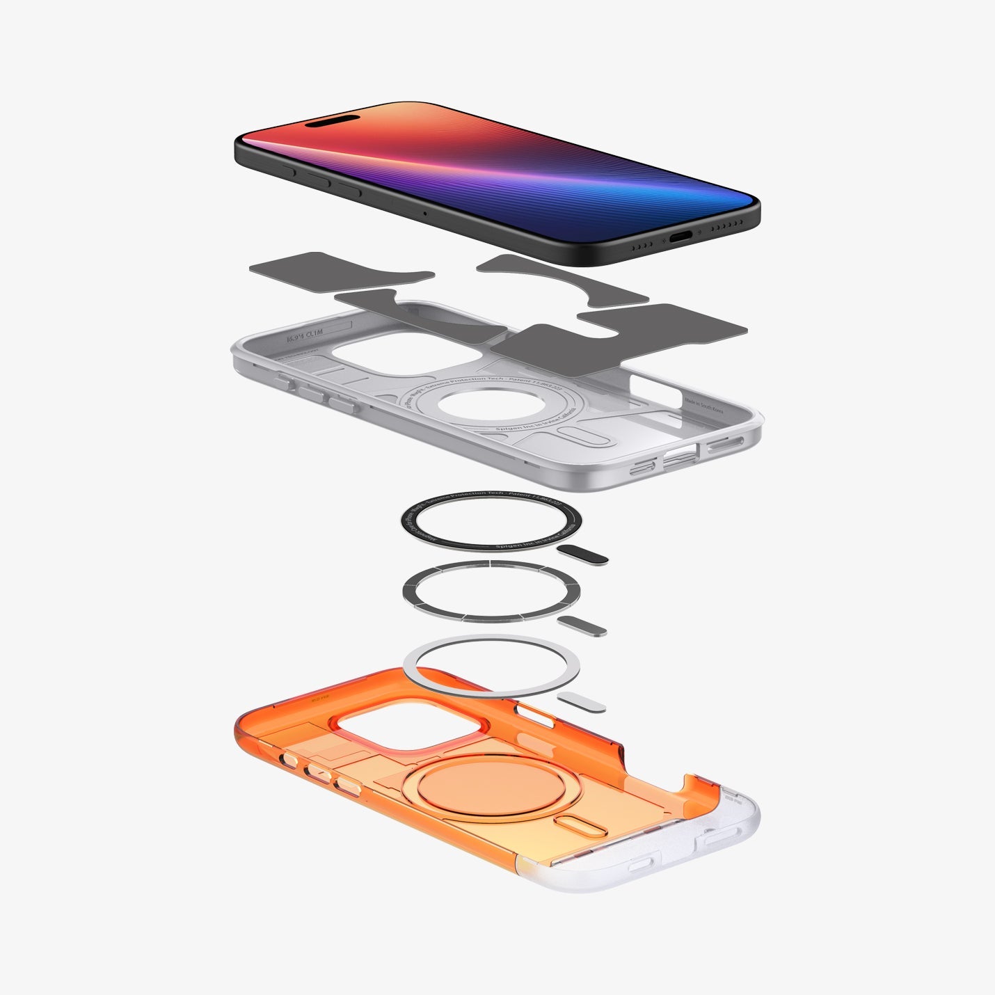 سبيجن كفر ايفون 16 برو ماكس كلاسيك C1 (MagFit)