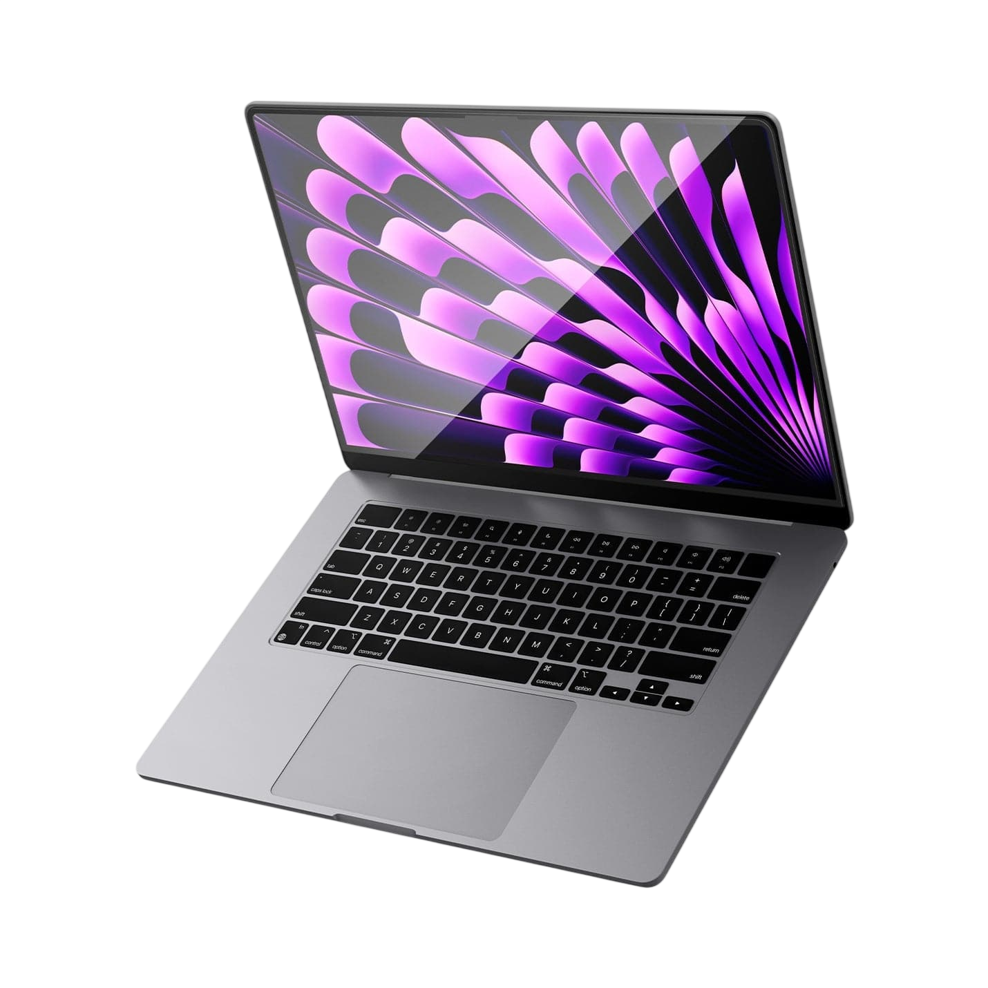 واقي شاشة Spigen GLAS.tR SLIM لجهاز MacBook Air (M4 / M3 / M2)