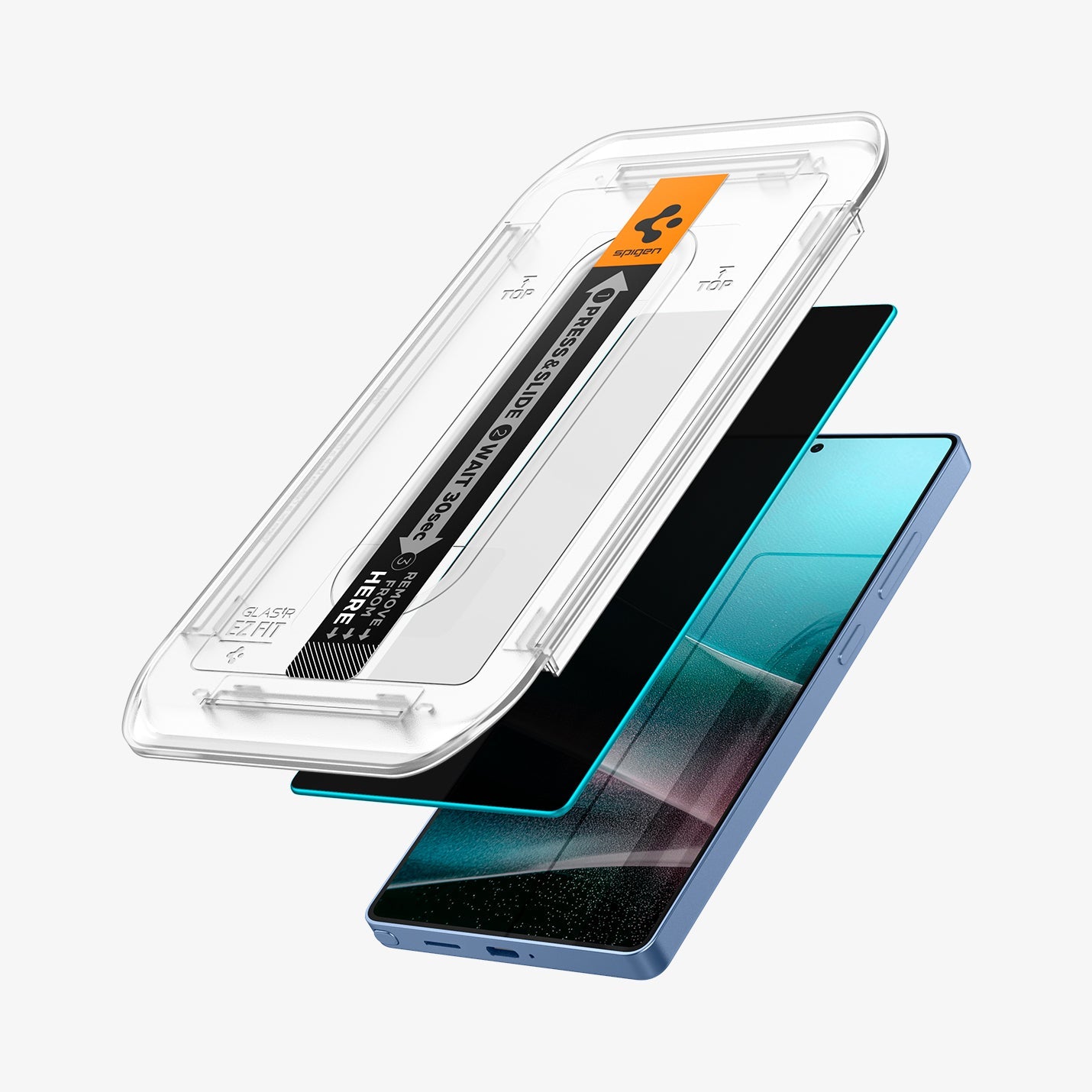 Spigen GLAS.tR EZ Fit | Privacy Screen Protector (2-Pack) for Samsung Galaxy S25 Ultra