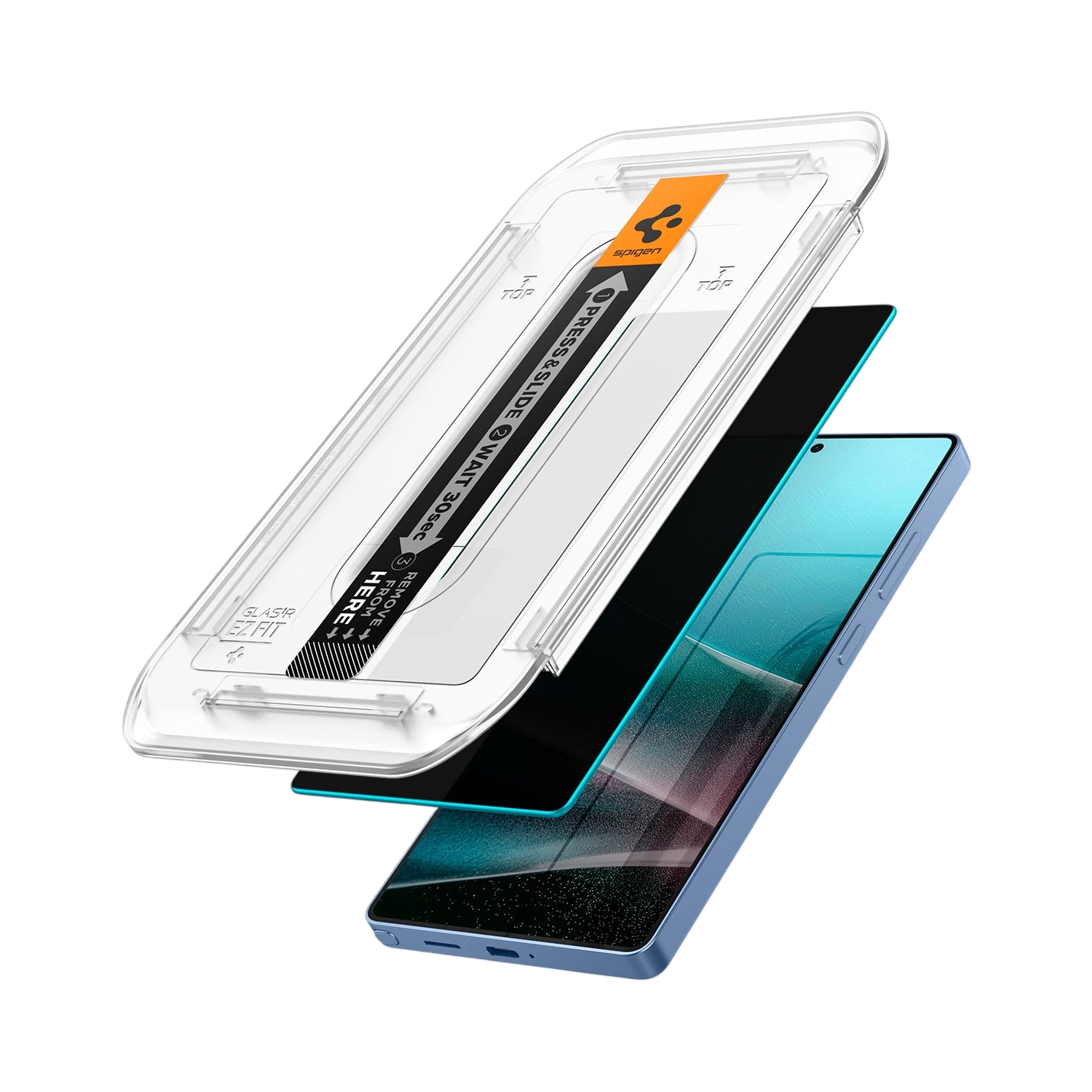 Spigen GLAS.tR EZ Fit | Privacy Screen Protector (2-Pack) for Samsung Galaxy S25 Ultra