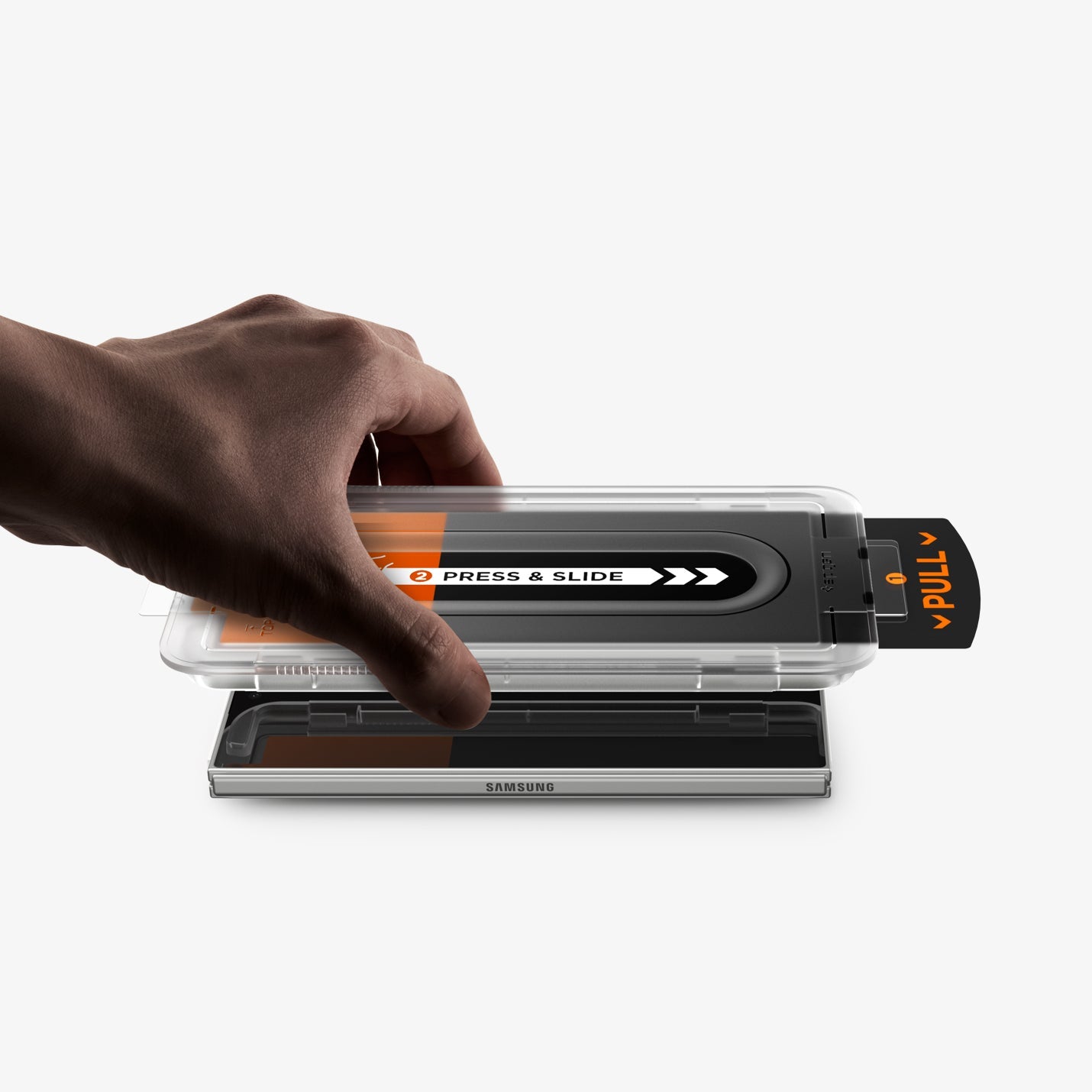 واقي شاشة سبجن GLAS.tR EZ Fit Pro لجهاز سامسونج جالاكسي Z Fold 7 - عبوة من 2