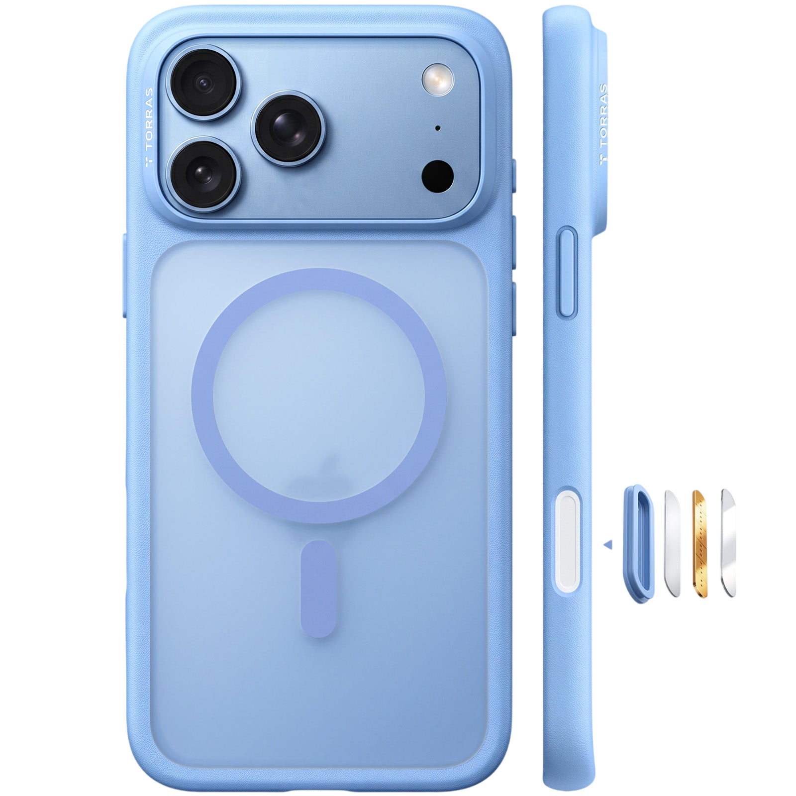 Torras Guardian-Mag Case for iPhone 17 Pro Max / iPhone 18 Pro Max - Blue