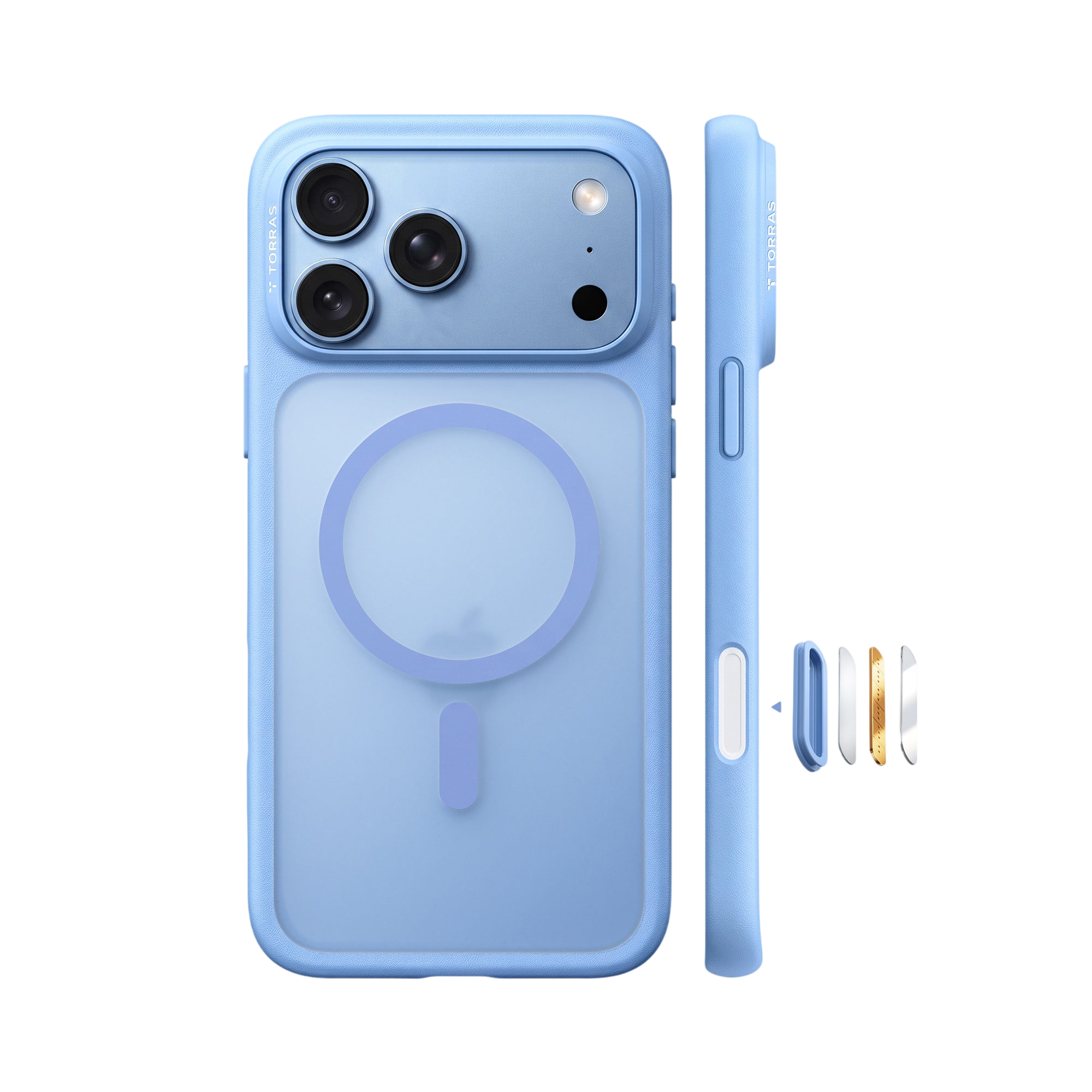 Torras OriginFit-Mag Case for iPhone 17 Pro / iPhone 18 Pro - Blue