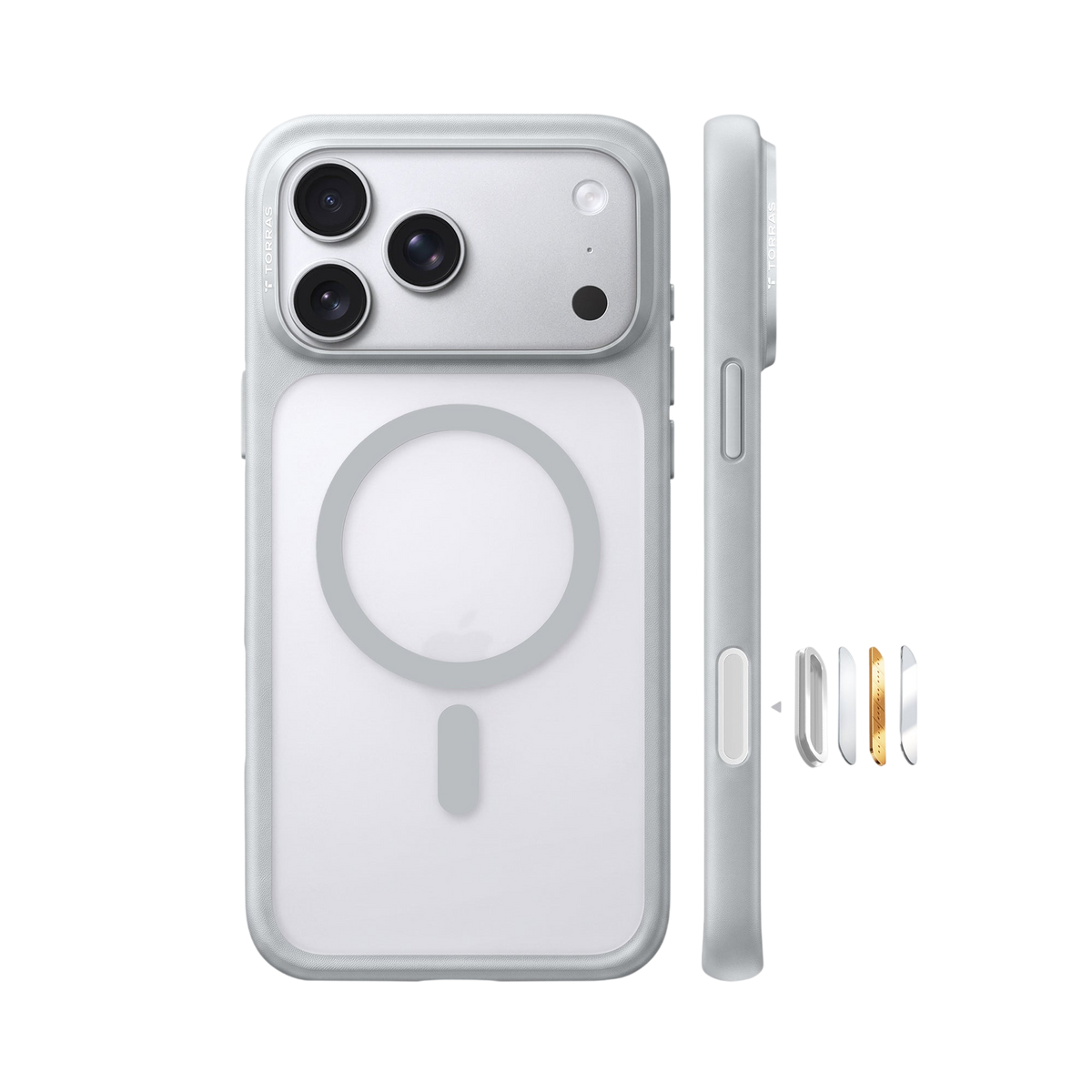 Torras OriginFit-Mag Case for iPhone 17 Pro Max / iPhone 18 Pro Max - Grey