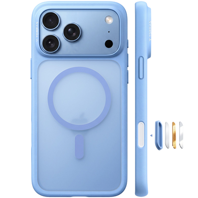 Torras Guardian-Mag Case for iPhone 17 Pro / iPhone 18 Pro - Blue #color_blue