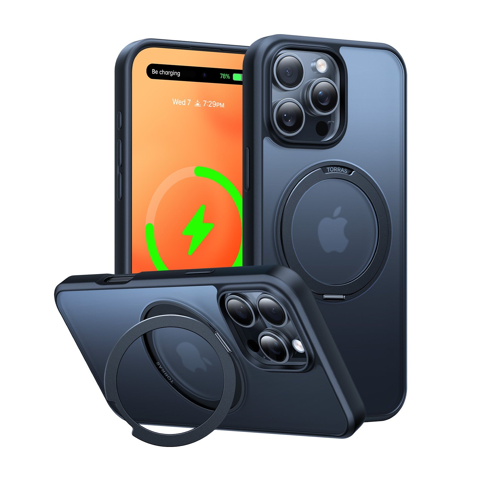 TOORAS Ostand Pro حافظة MagSafe قابلة للدوران 360 درجة لهاتف iPhone 16 Pro