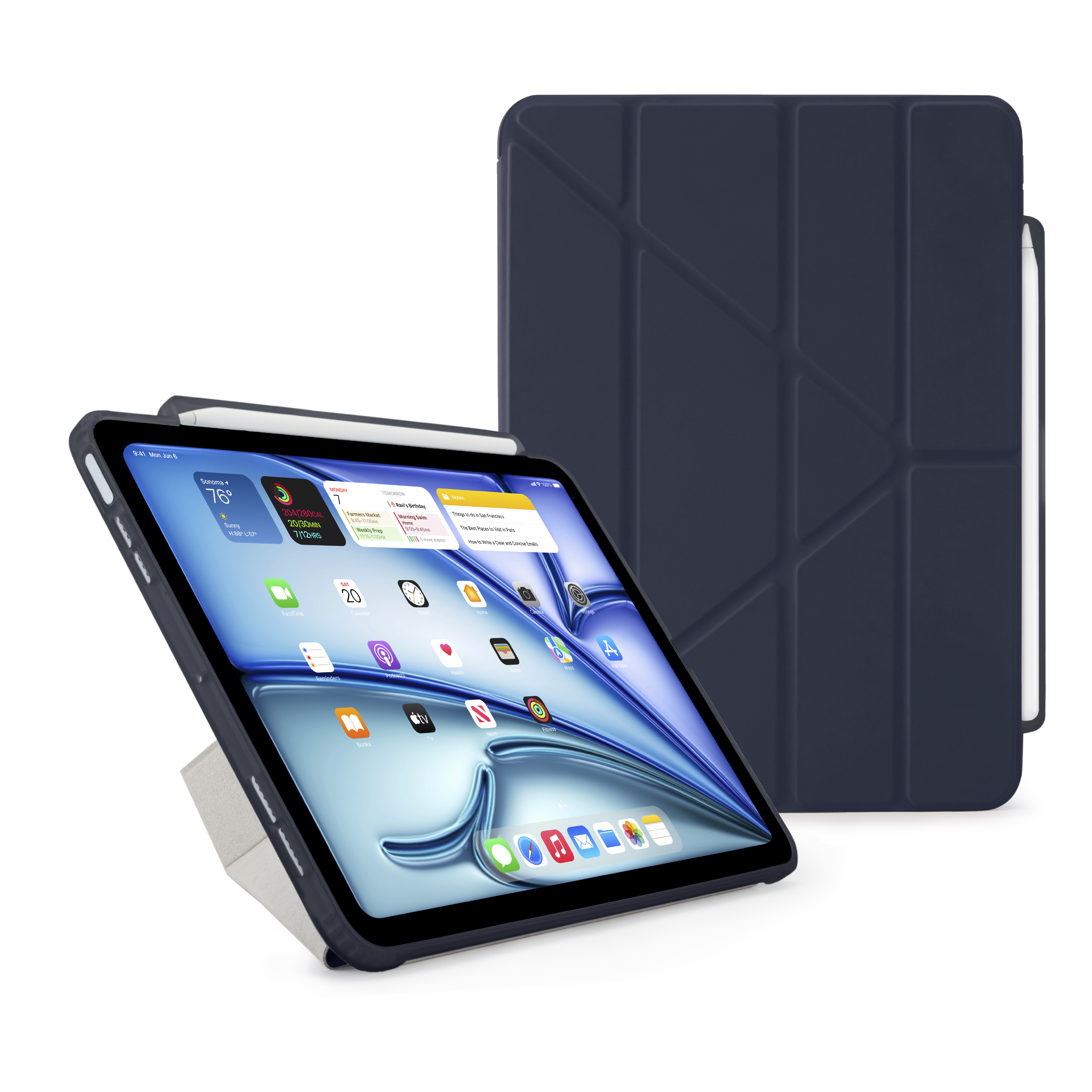 Pipetto iPad Air 11 (M4/M3/M2) Origami No3 Pencil Case