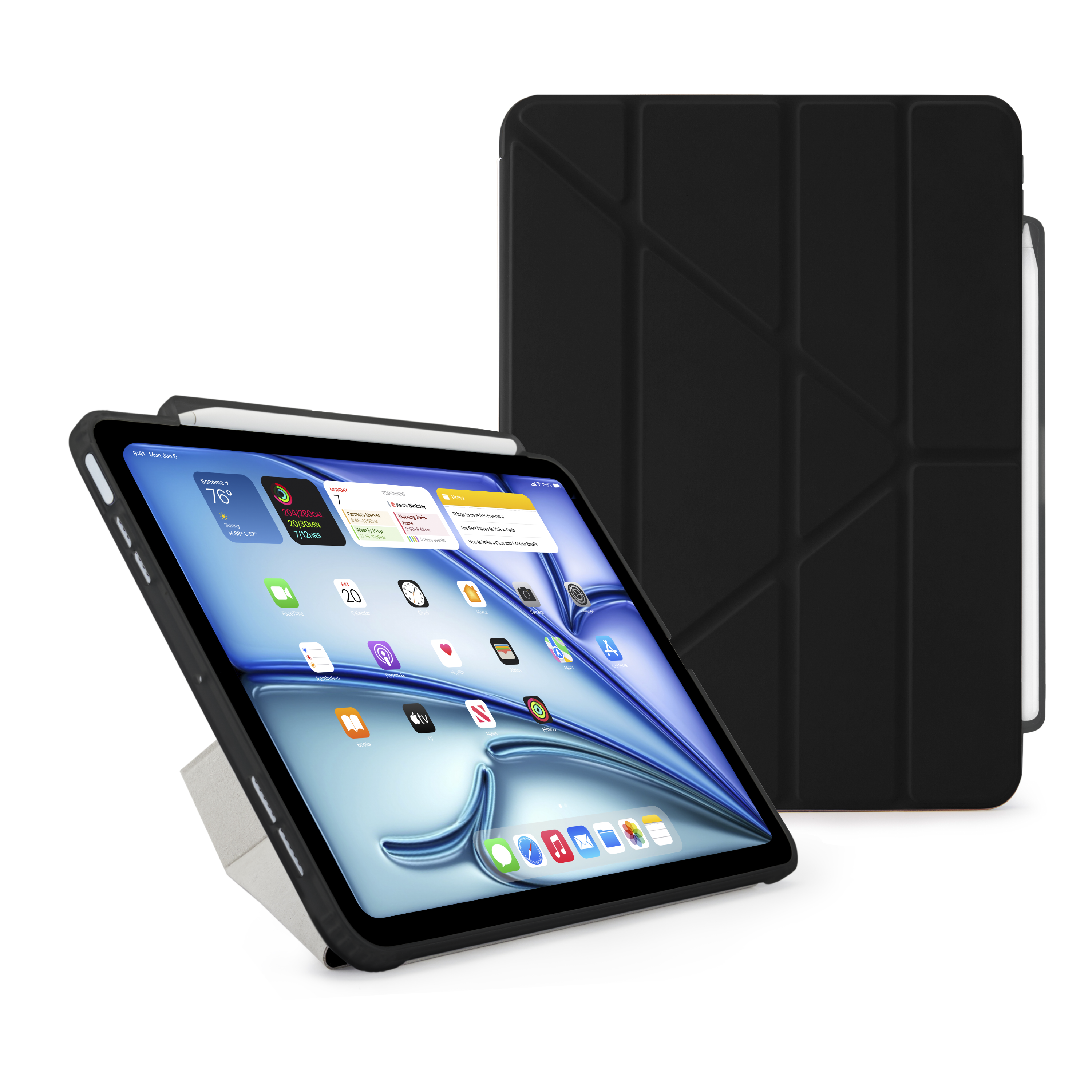 Pipetto iPad Air 11 (M4/M3/M2) Origami No3 Pencil Case