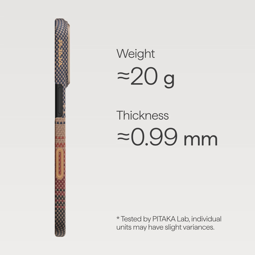 Pitaka Ultra-Slim Case (With PitaTap) for iPhone 17 Pro