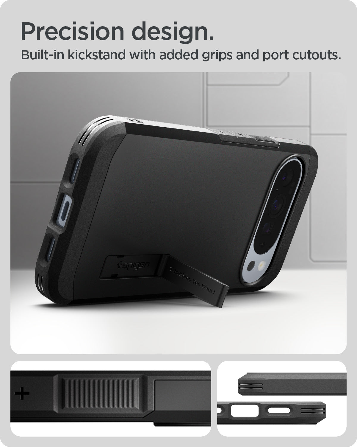 غلاف سبجن توغ أرمور AI (ماج فيت) لجوجل بيكسل 10 برو XL / 10 برو / 10 مع بيكسل سناب