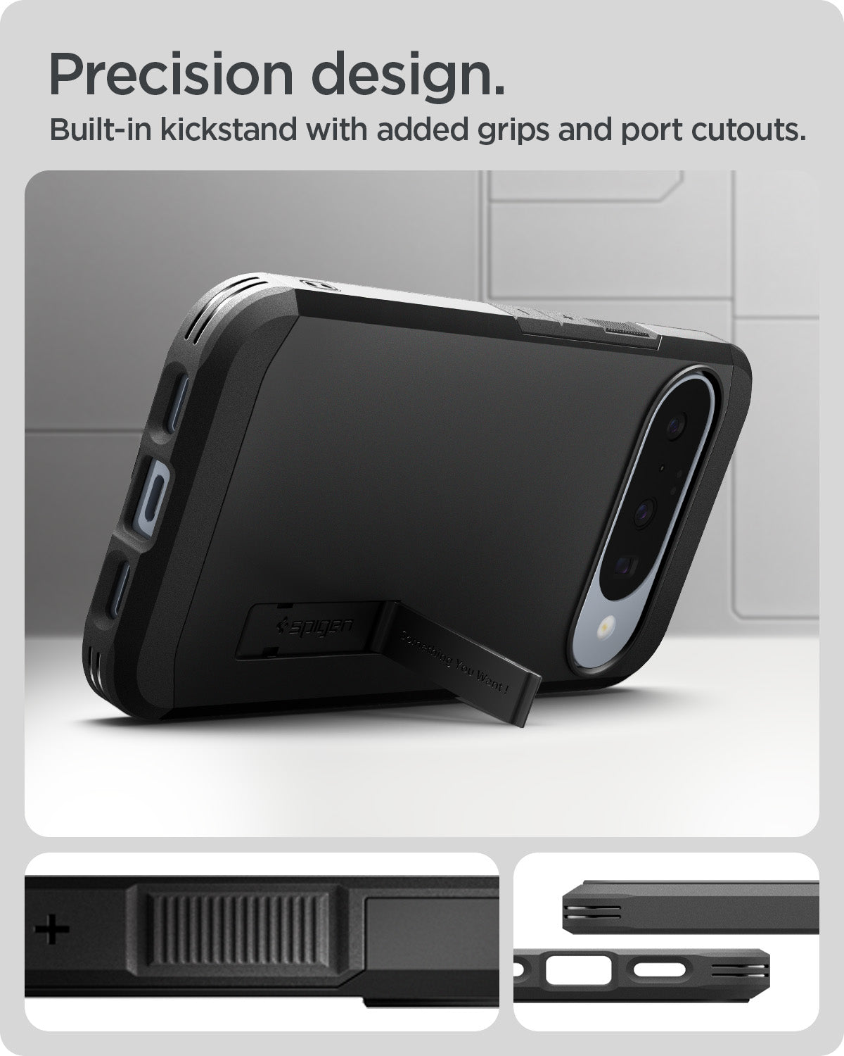 غلاف سبجن توغ أرمور AI (ماج فيت) لجوجل بيكسل 10 برو XL / 10 برو / 10 مع بيكسل سناب