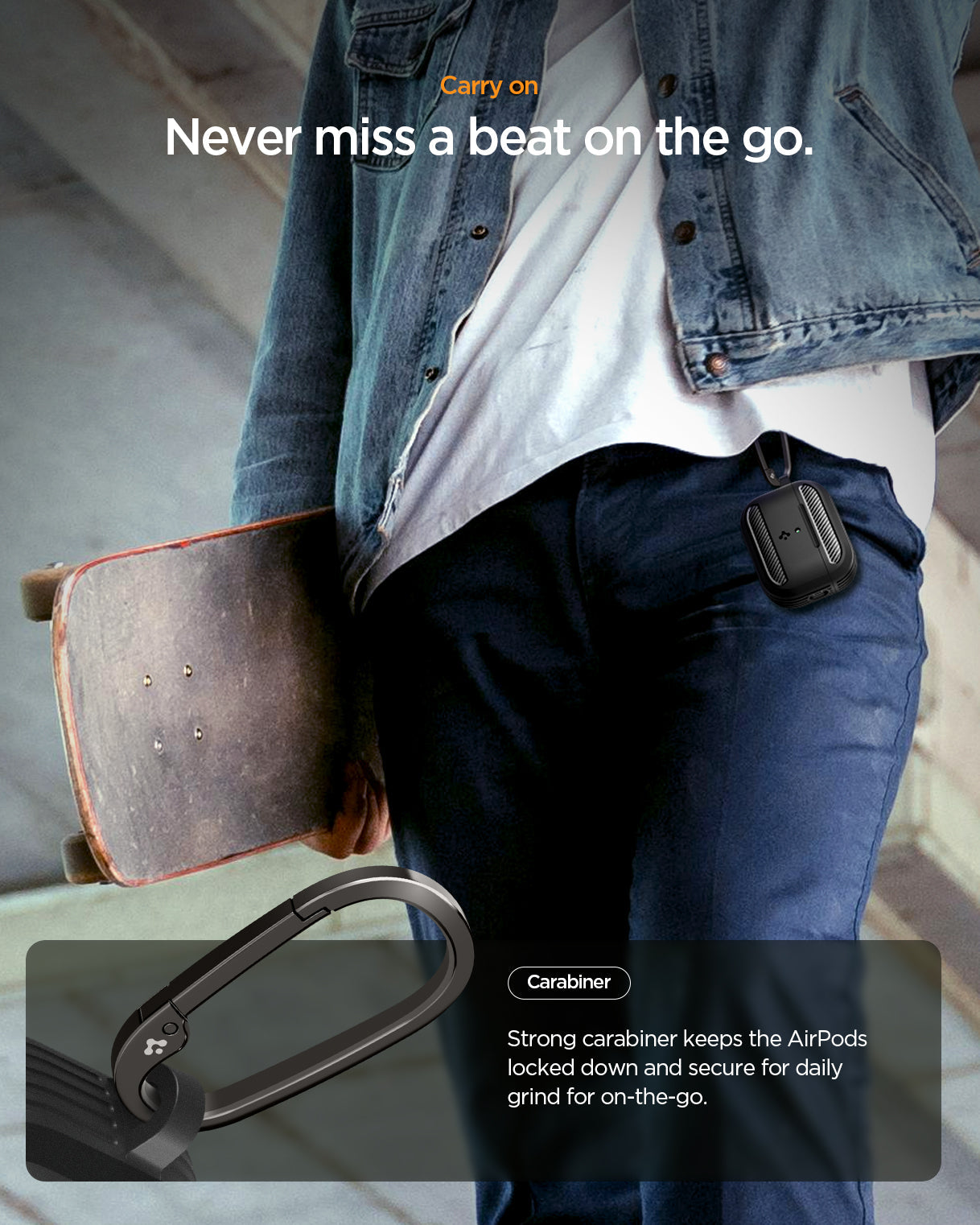 Spigen Rugged Armor Case for AirPods Pro 3