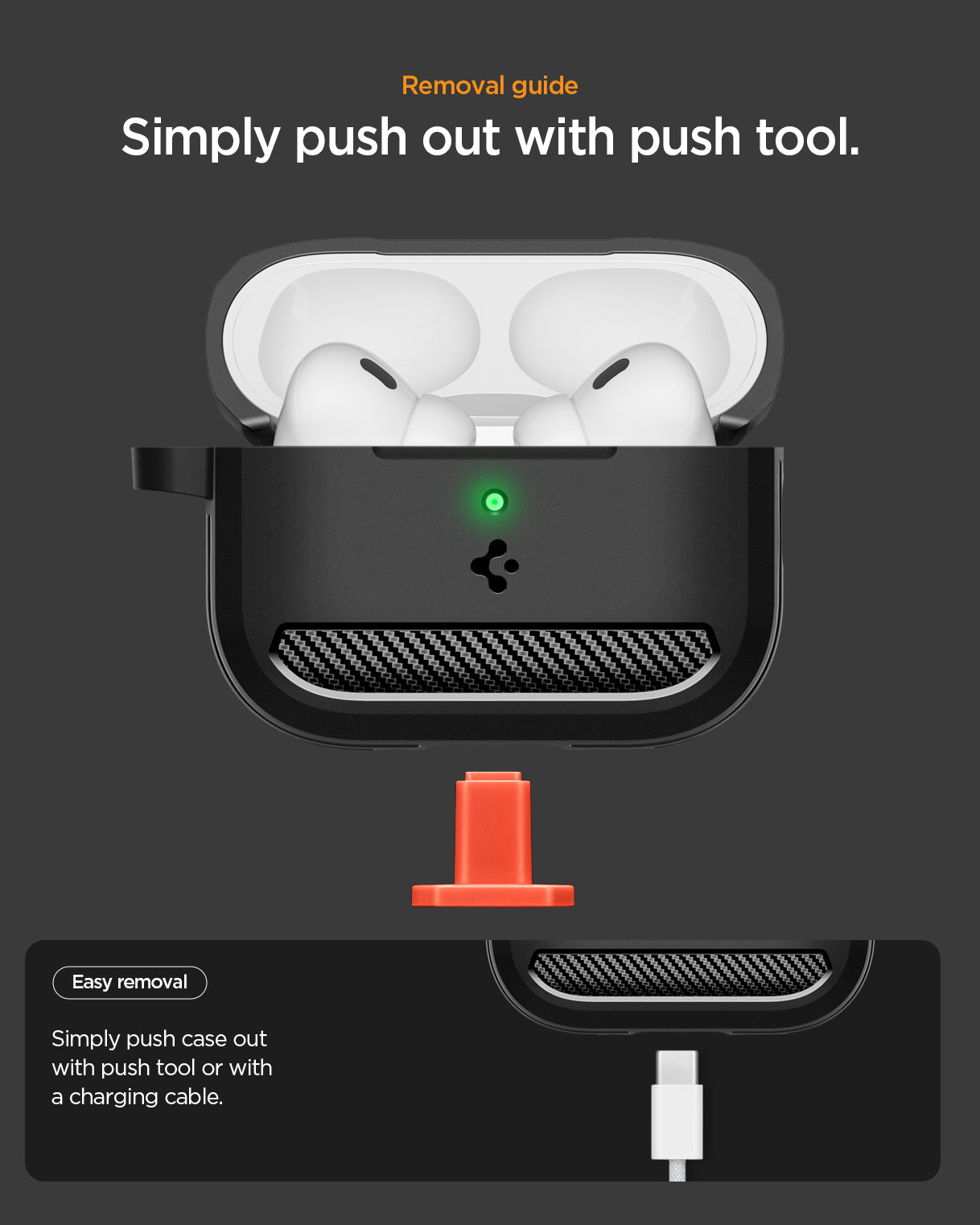 Spigen Rugged Armor Case for AirPods Pro 3