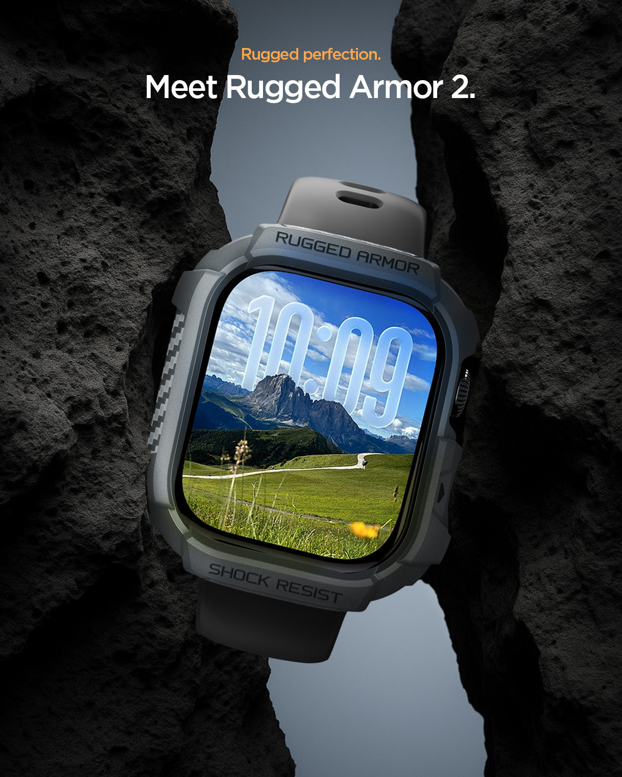 Spigen Rugged Armor 2 Case for Apple Watch Series 11 / Series 10 46mm