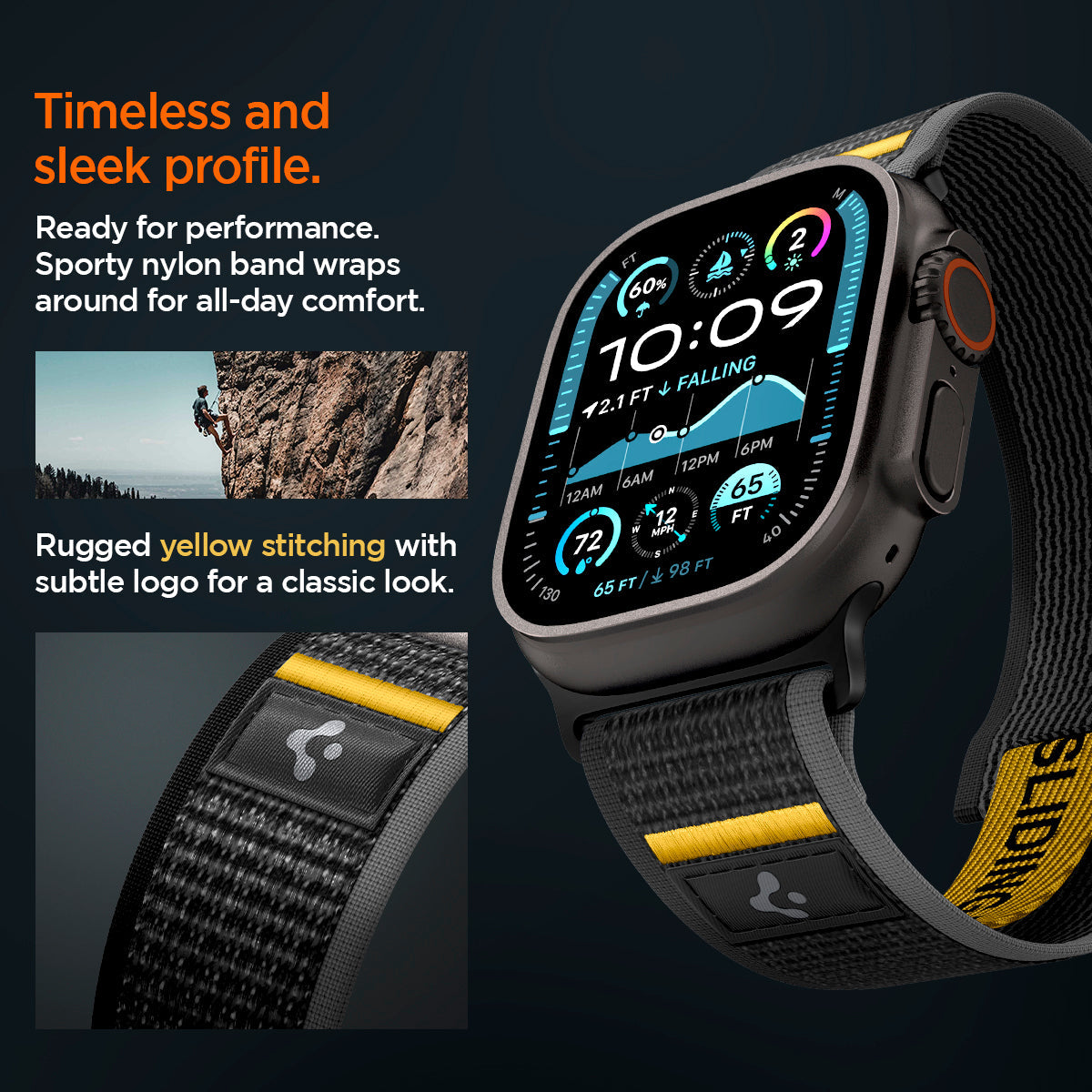 Spigen Athlex Air Watch Band for Apple Watch 49mm / 46mm / 45mm