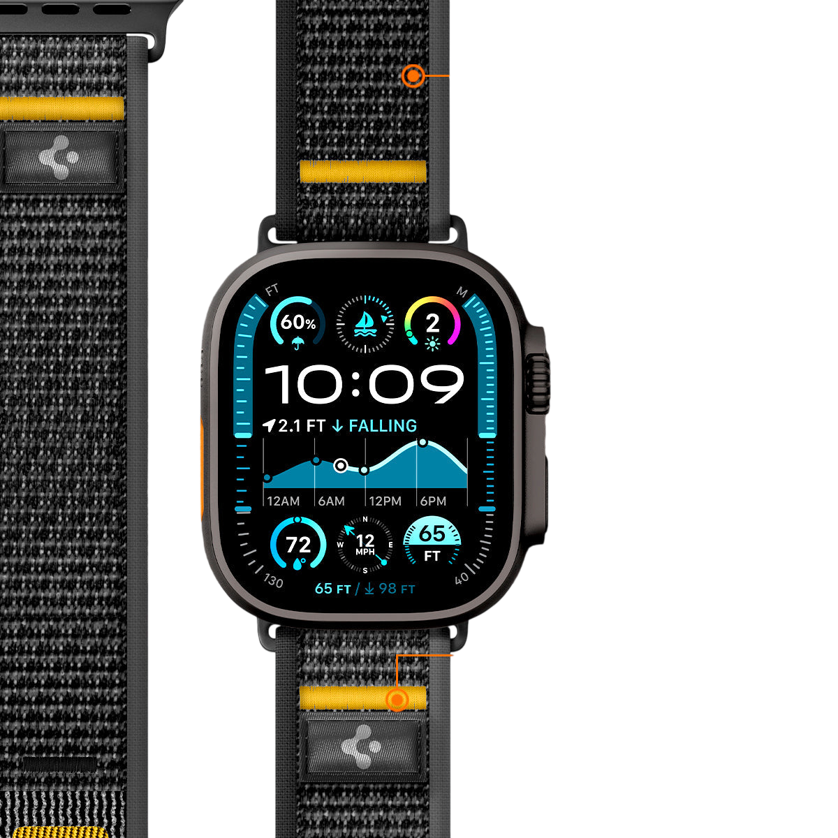 حزام ساعة سبجن أثليكس إير لساعة آبل ألترا 3 / 2 / 1