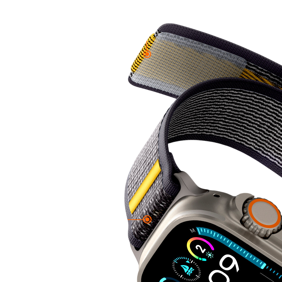 حزام ساعة سبجن أثليكس إير لساعة آبل ألترا 3 / 2 / 1