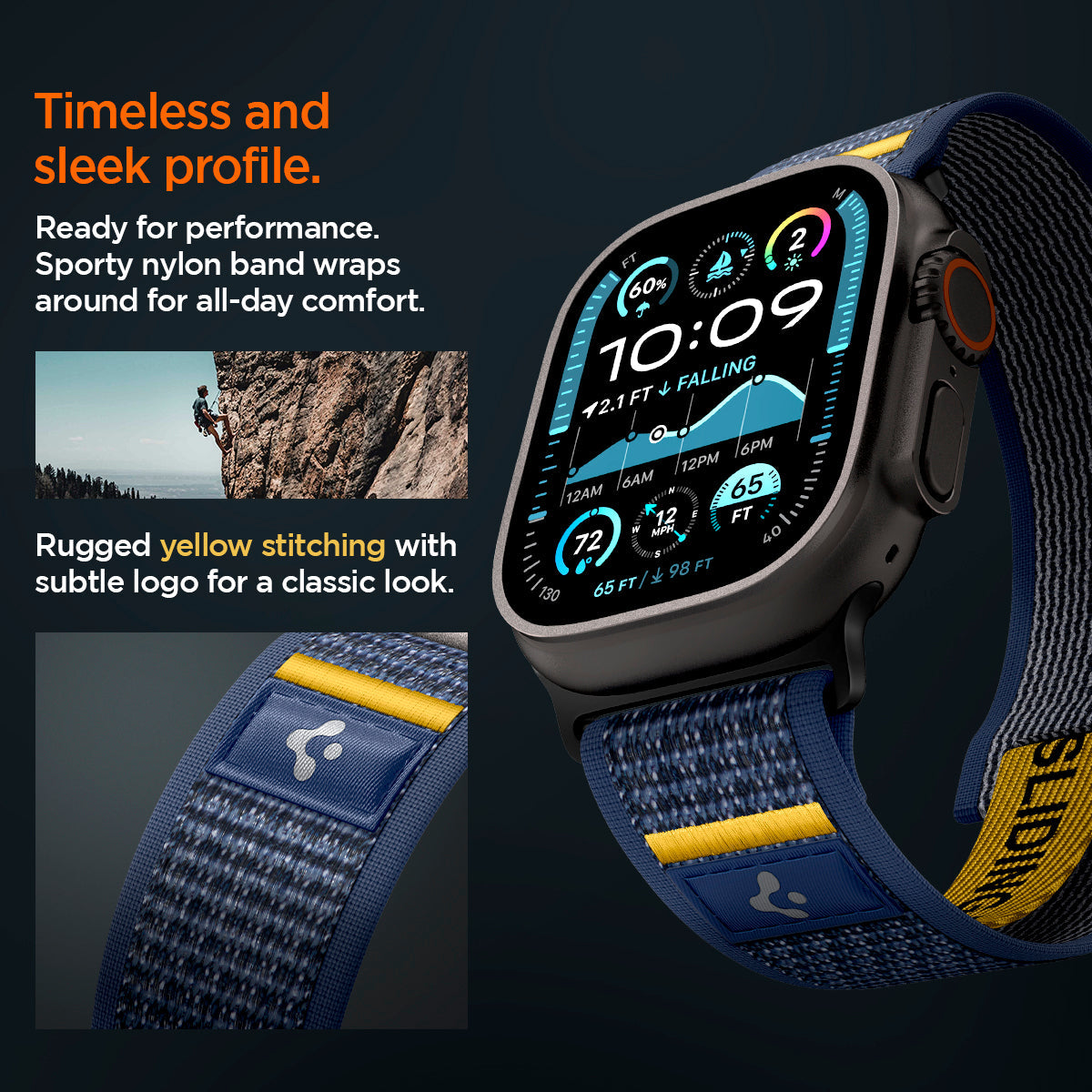 Spigen Athlex Air Watch Band for Apple Watch 49mm / 46mm / 45mm