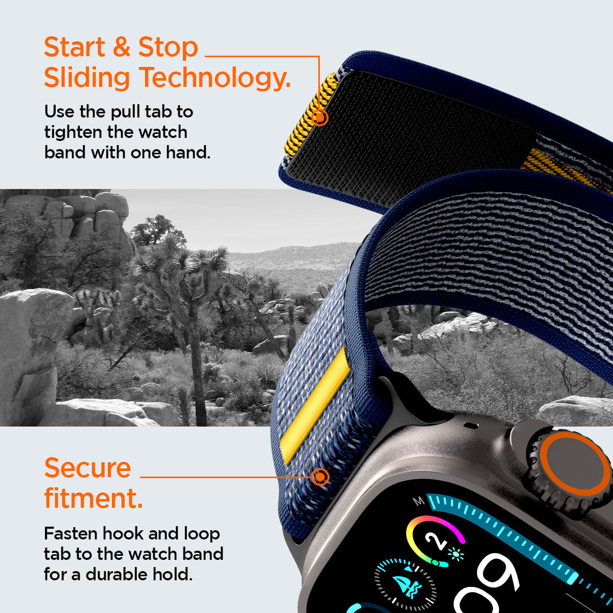 Spigen Athlex Air Watch Band for Apple Watch 49mm / 46mm / 45mm