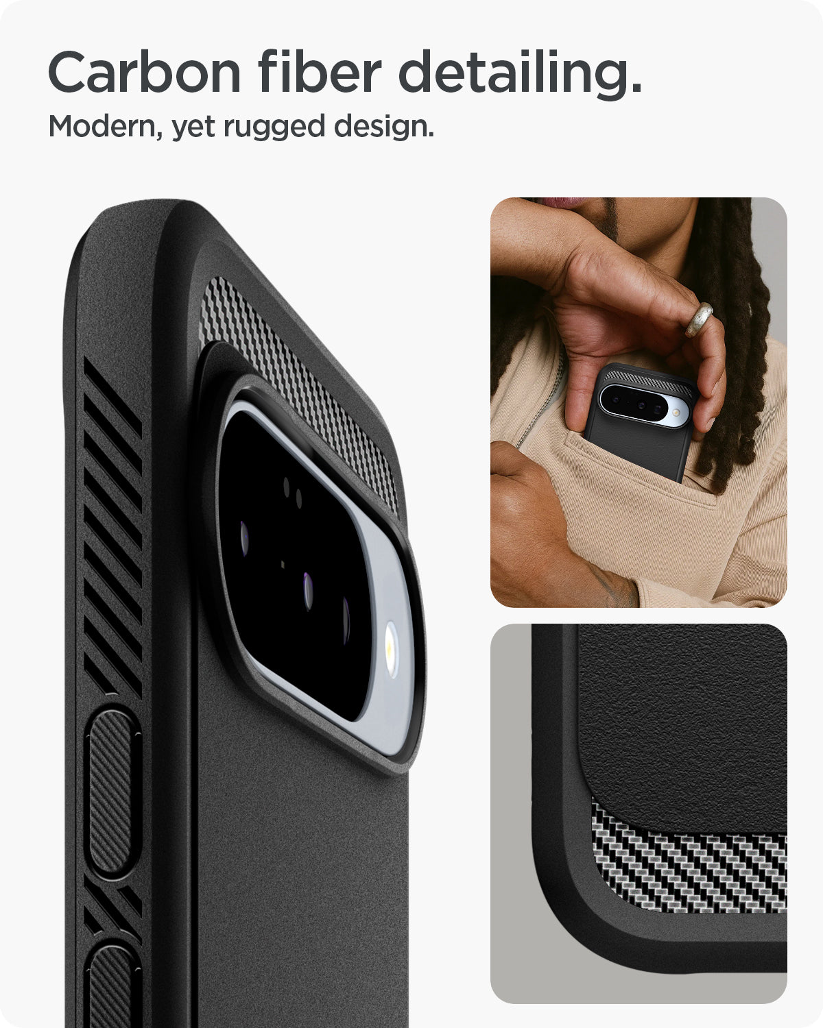 سبجن روجيد أرمور (ماج فيت) لجوجل بيكسل 10 برو XL / 10 برو / 10 مع بيكسل سناب