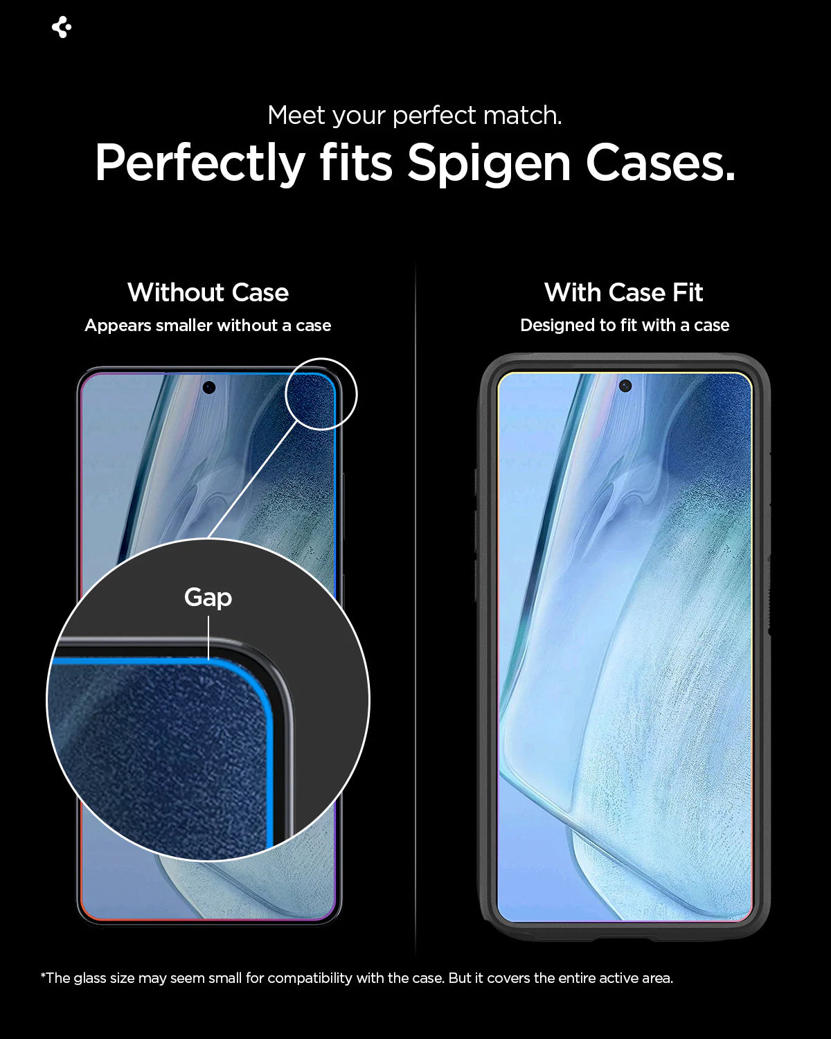 حامي عدسة Spigen Galaxy S26 Ultra Glas.tR EZ Fit Pro HD لهاتف GalaxyS26 Ultra - عبوة 2
