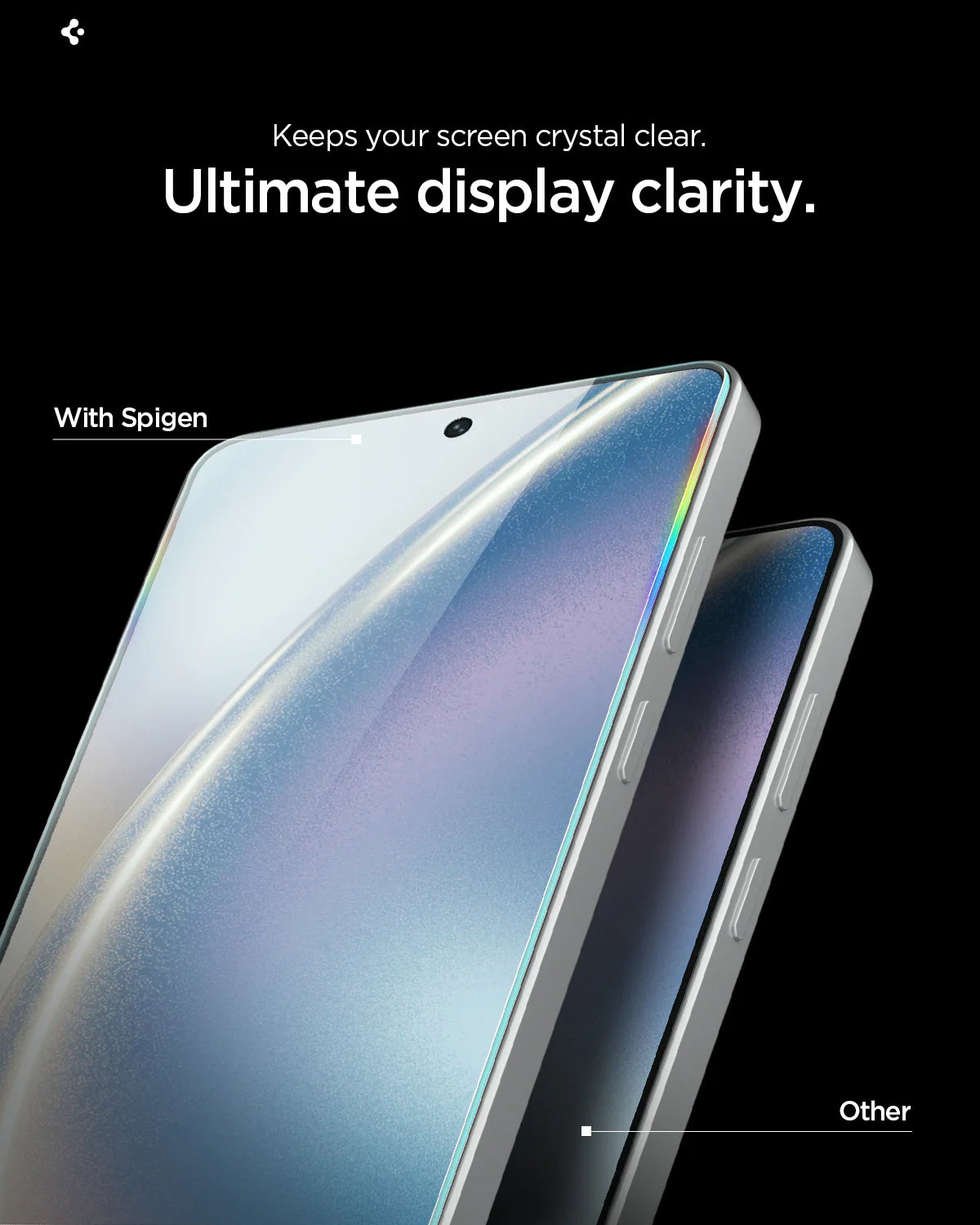 حامي عدسة Spigen Galaxy S26 Ultra Glas.tR EZ Fit Pro HD لهاتف GalaxyS26 Ultra - عبوة 2