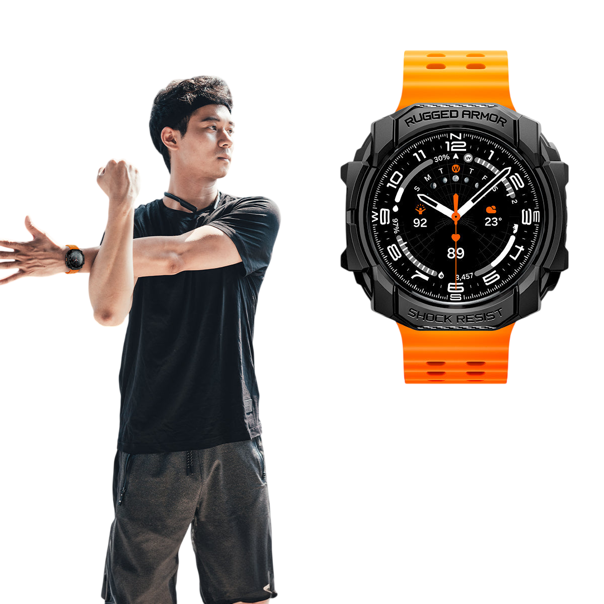 غلاف سبجن روجيد أرمور لسامسونج ووتش ألترا 47 مم (2025/2024)