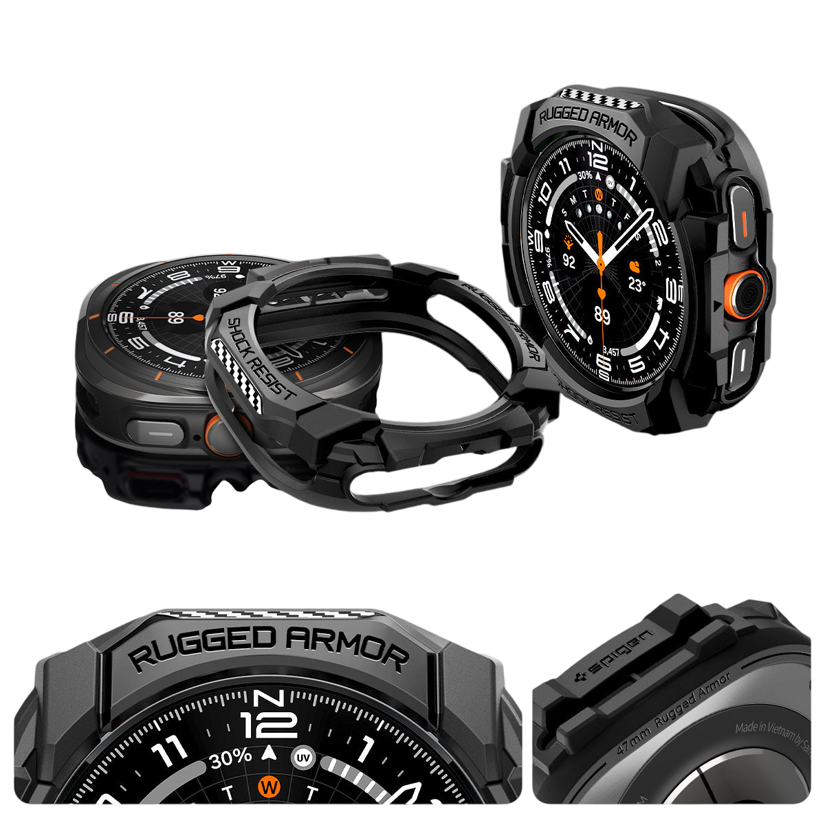 غلاف سبجن روجيد أرمور لسامسونج ووتش ألترا 47 مم (2025/2024)