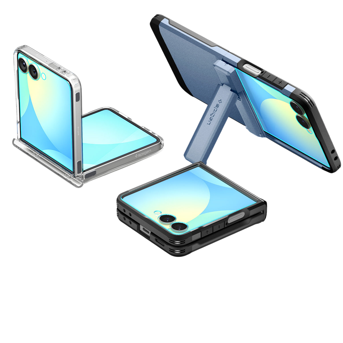 واقي شاشة سبجن GLAS.tR EZ Fit لجهاز سامسونج جالاكسي Z Flip 7 - عبوة من 2